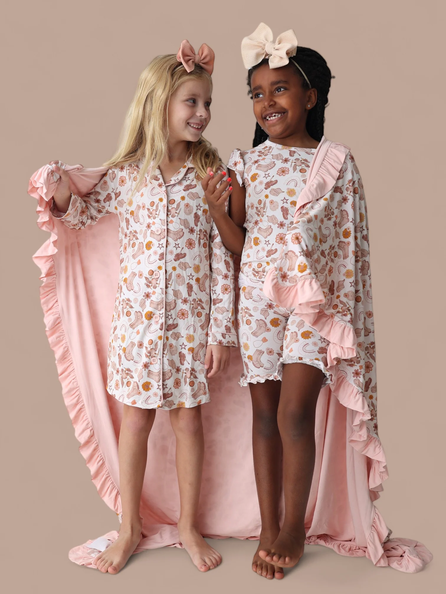 FLOWERS AND BOOTS GIRL'S DREAM GOWN - Image 16
