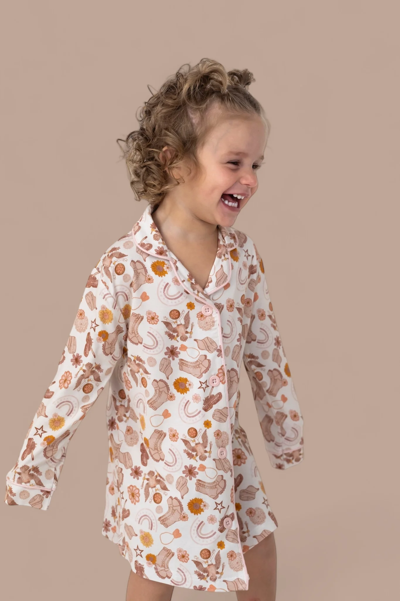 FLOWERS AND BOOTS GIRL'S DREAM GOWN - Image 5
