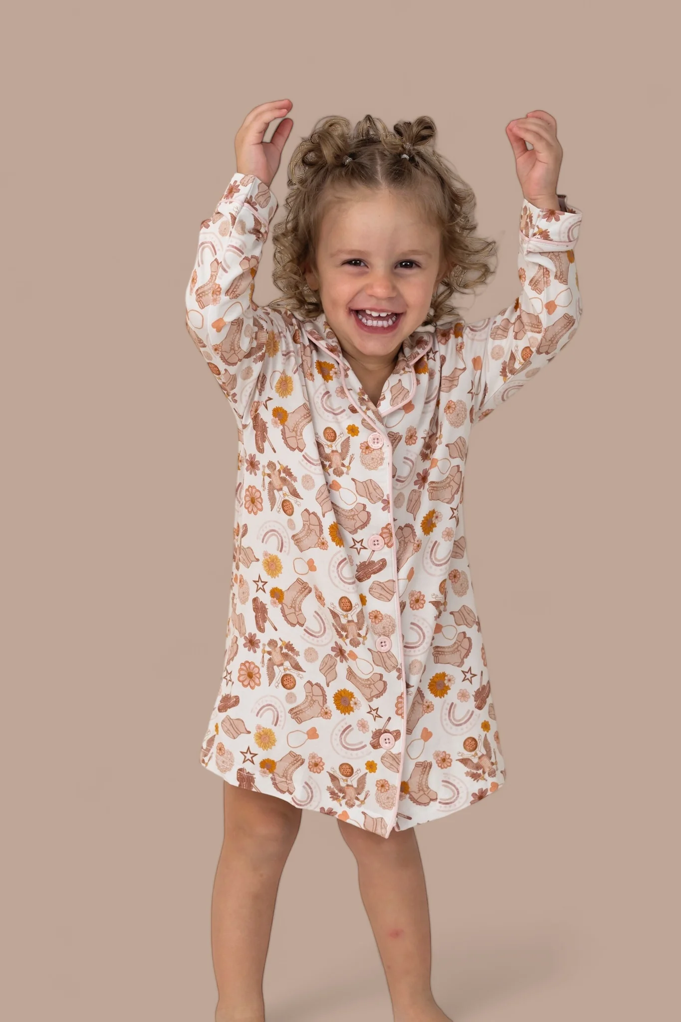 FLOWERS AND BOOTS GIRL'S DREAM GOWN - Image 7