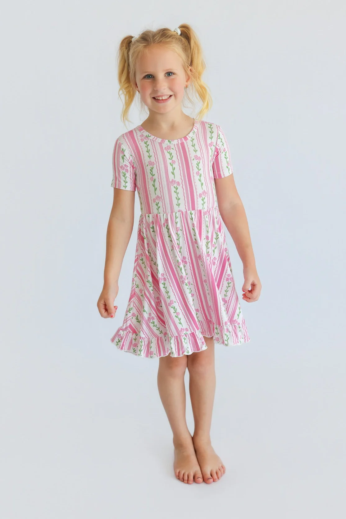 FOREVER FLORAL DREAM RUFFLE DRESS - Image 3
