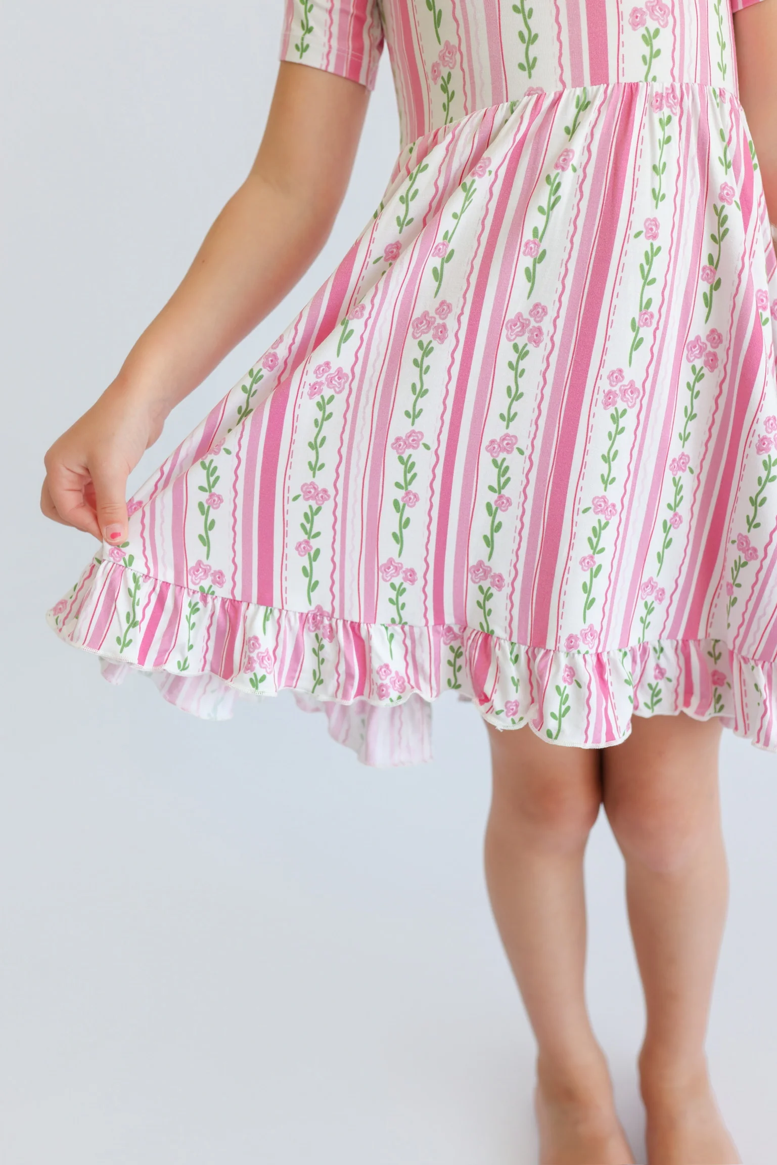 FOREVER FLORAL DREAM RUFFLE DRESS - Image 4