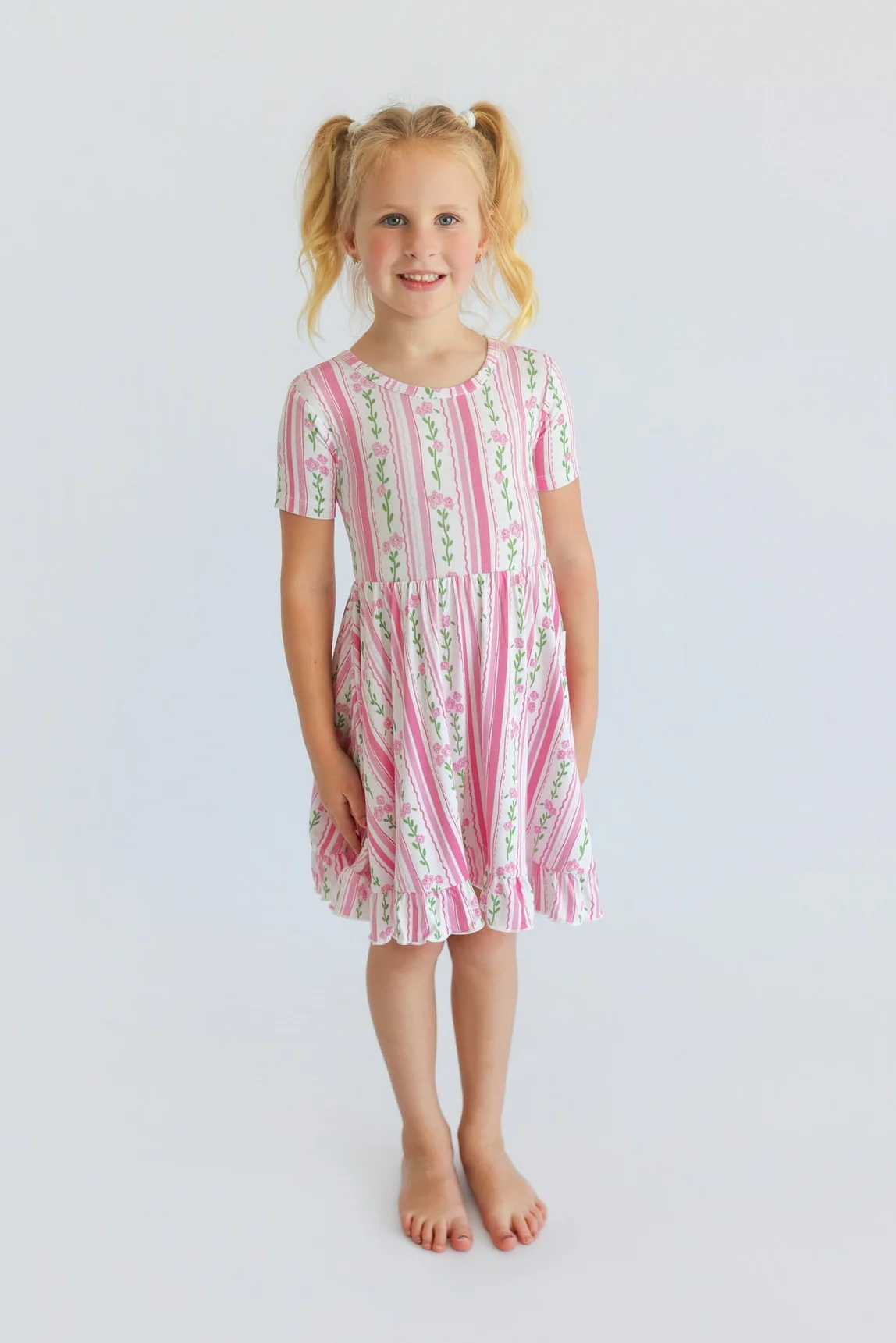 FOREVER FLORAL DREAM RUFFLE DRESS - Image 5