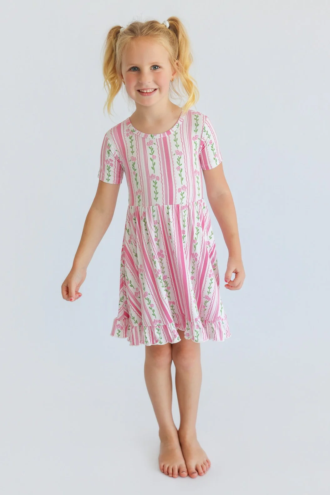 FOREVER FLORAL DREAM RUFFLE DRESS - Image 7
