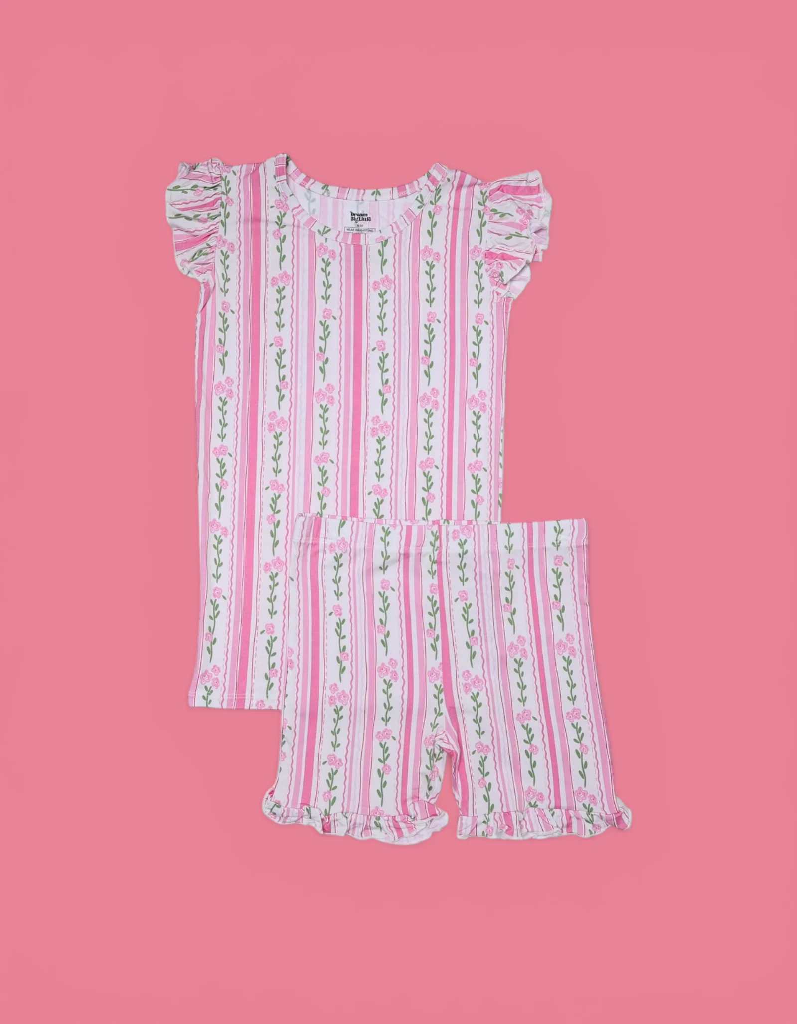 FOREVER FLORAL DREAM RUFFLE SHORT SET - Image 2