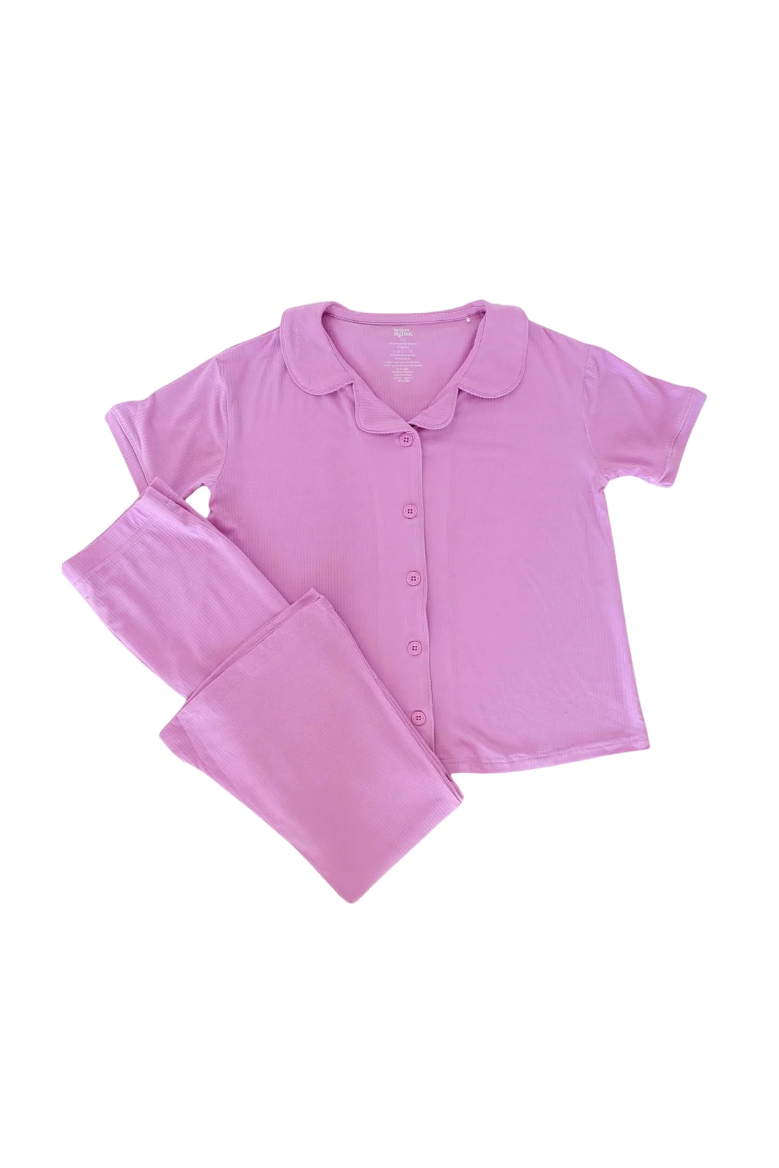 FOREVER LILAC RIB DREAM GIRL'S FLARE SET - Image 6