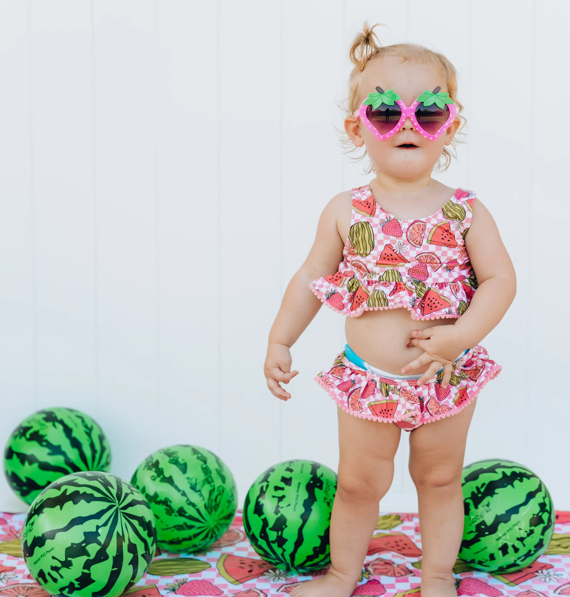 SLICE OF SUMMER DREAM TANKINI TWO PIECE SWIM SUIT - Image 2