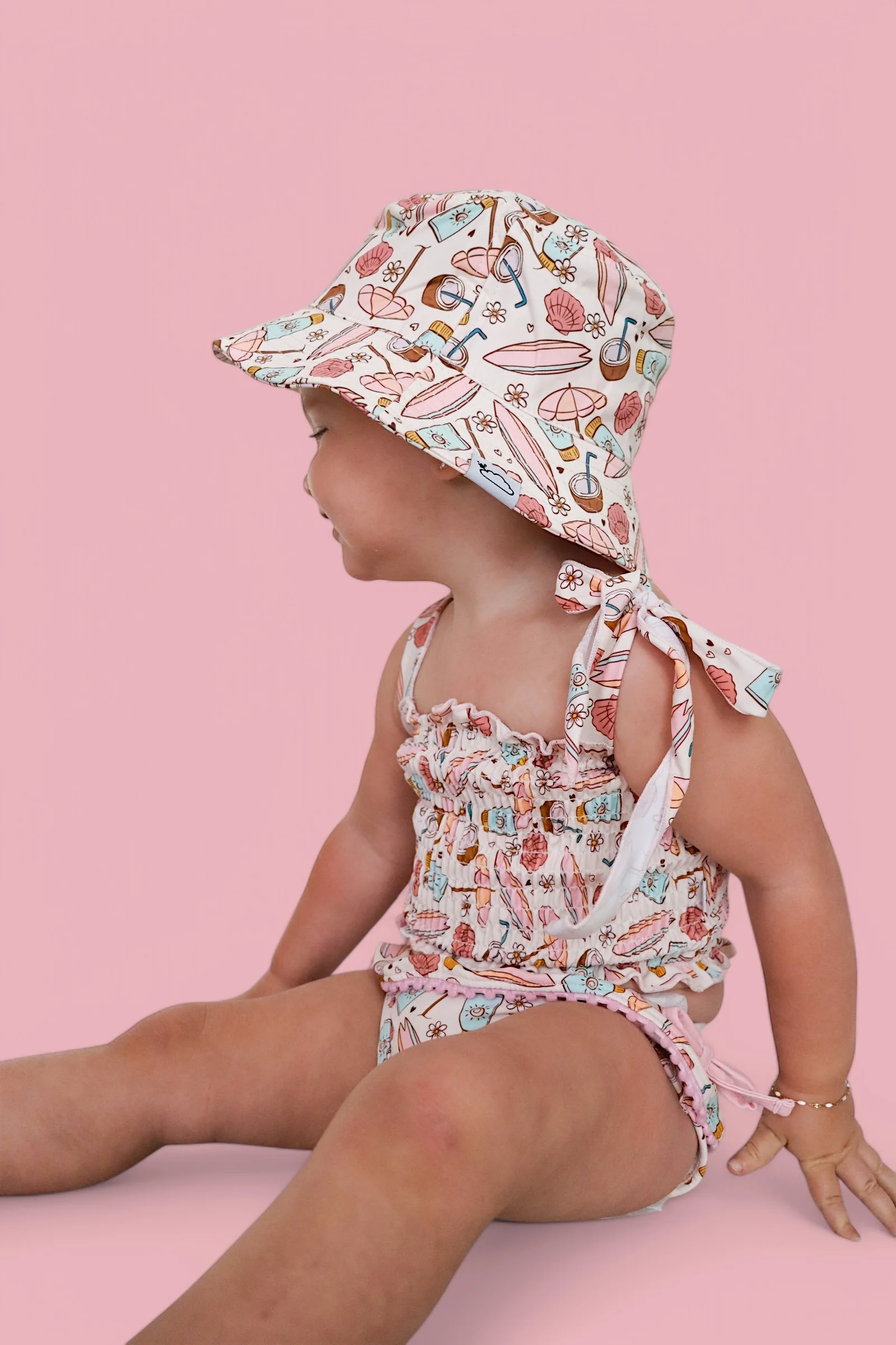 FUN IN THE SUN DREAM SMOCKED TANKINI TWO PIECE SWIM SUIT - Image 20