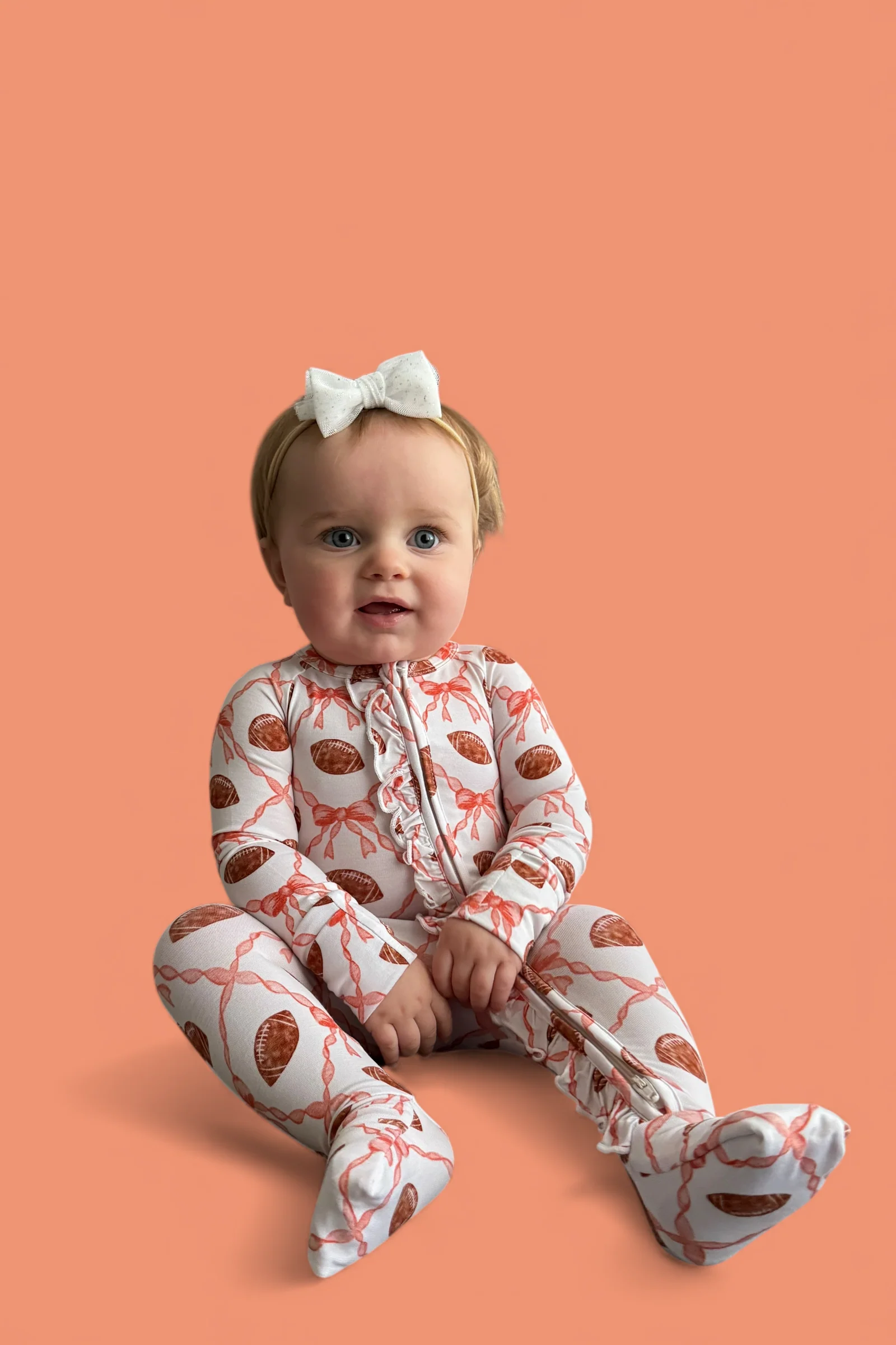 GAME DAY GLAM DREAM RUFFLE ROMPER - Image 6