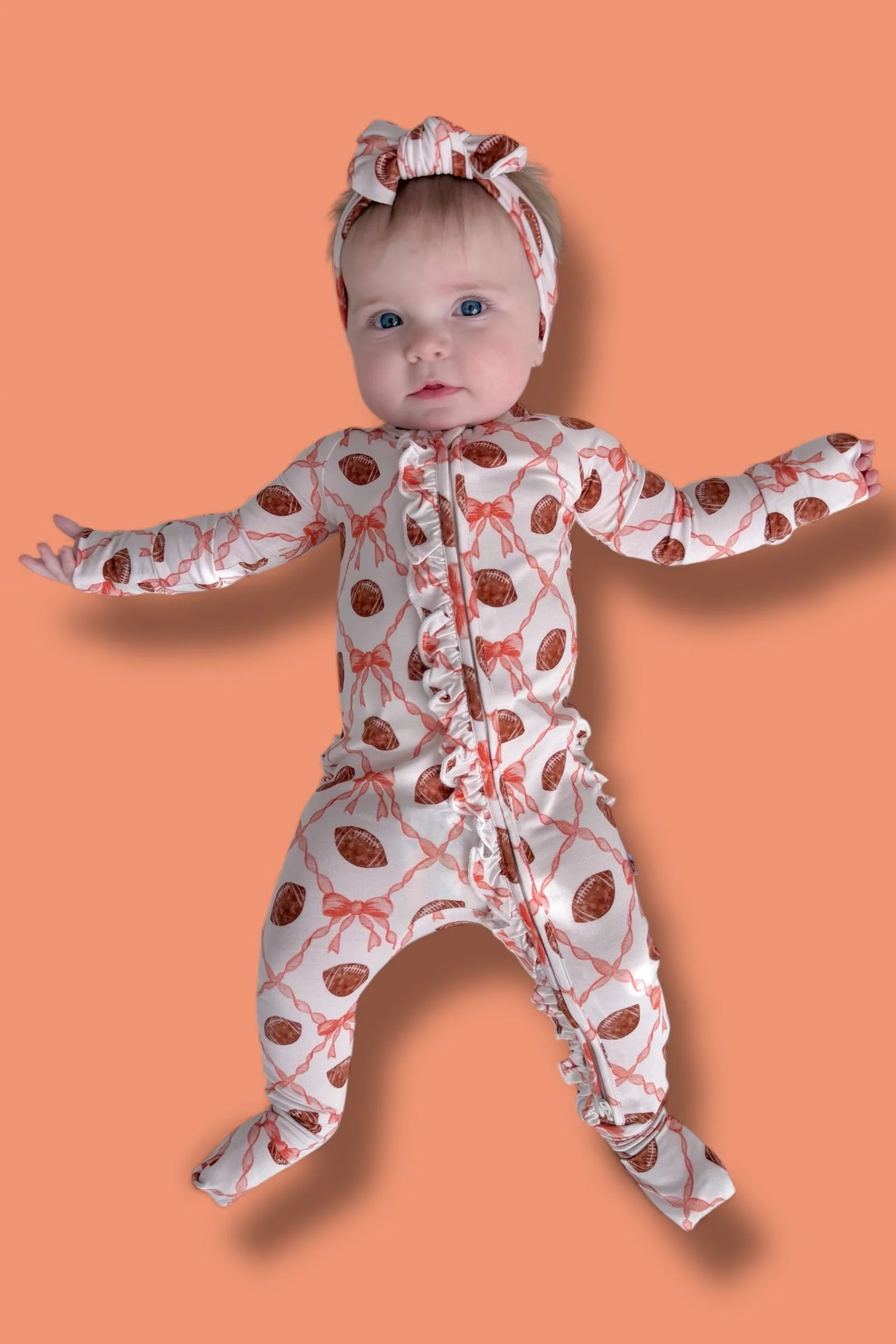 GAME DAY GLAM DREAM RUFFLE ROMPER - Image 8