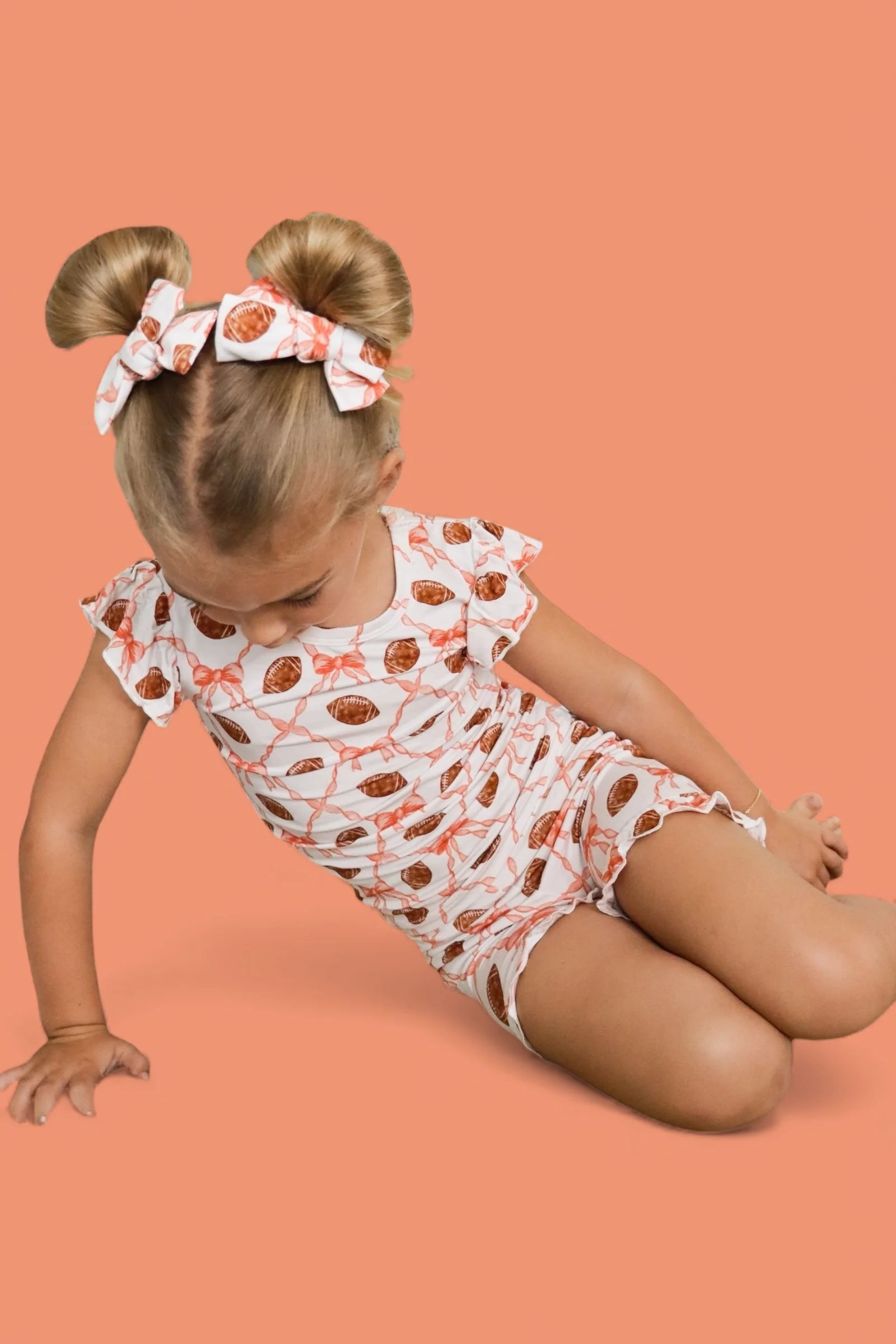 GAME DAY GLAM DREAM RUFFLE SHORT SET - Image 12