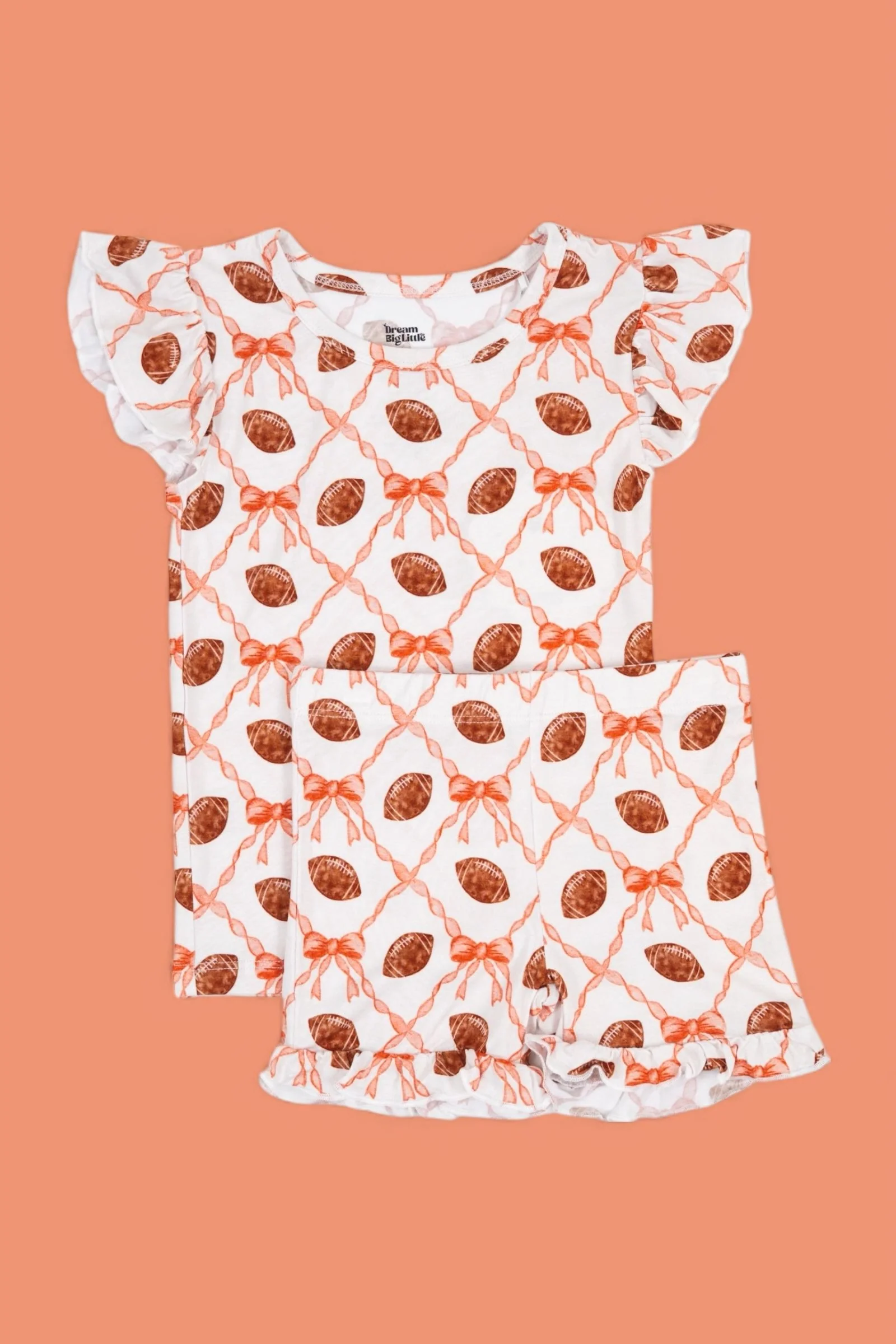 GAME DAY GLAM DREAM RUFFLE SHORT SET - Image 2