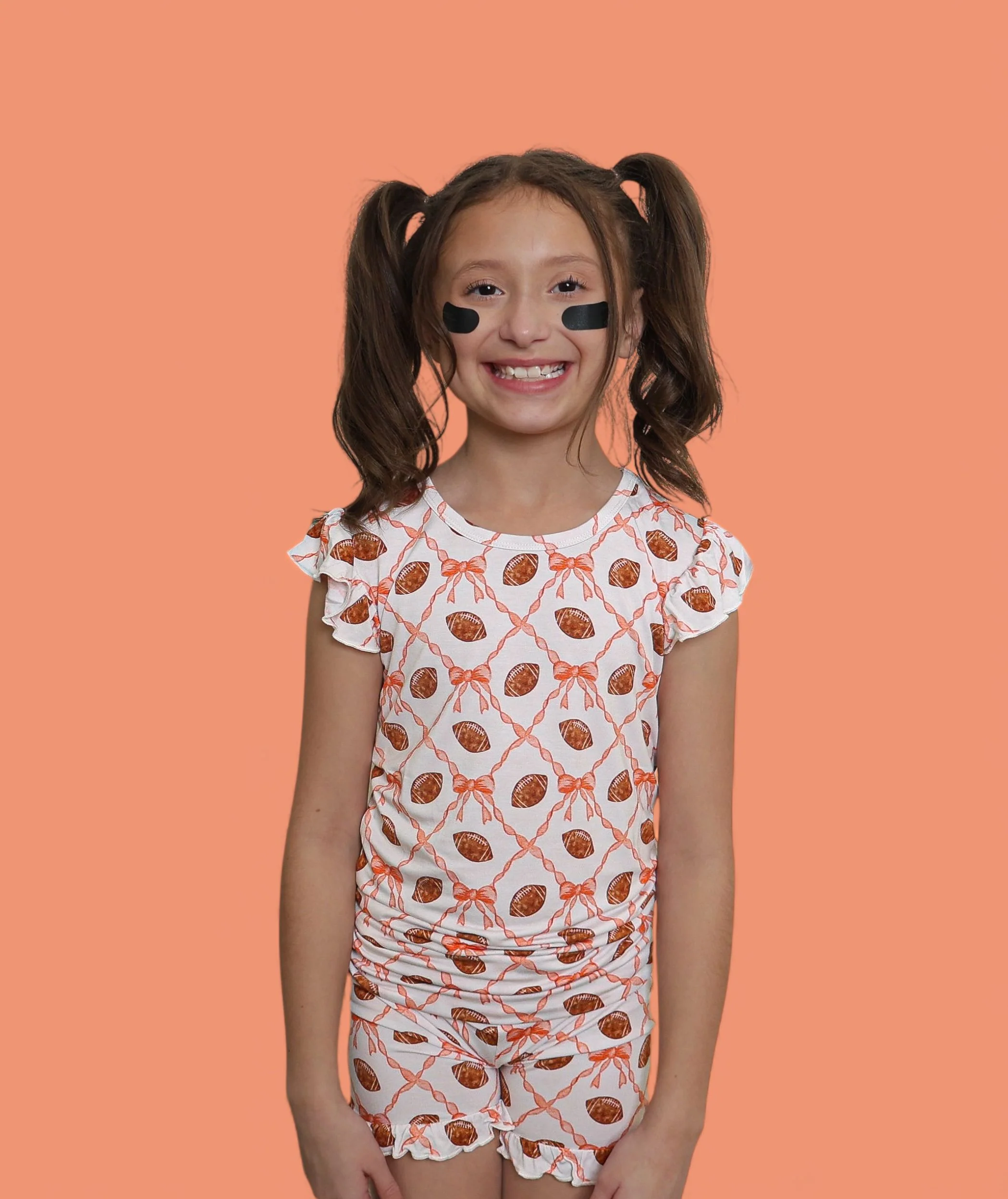 GAME DAY GLAM DREAM RUFFLE SHORT SET - Image 8