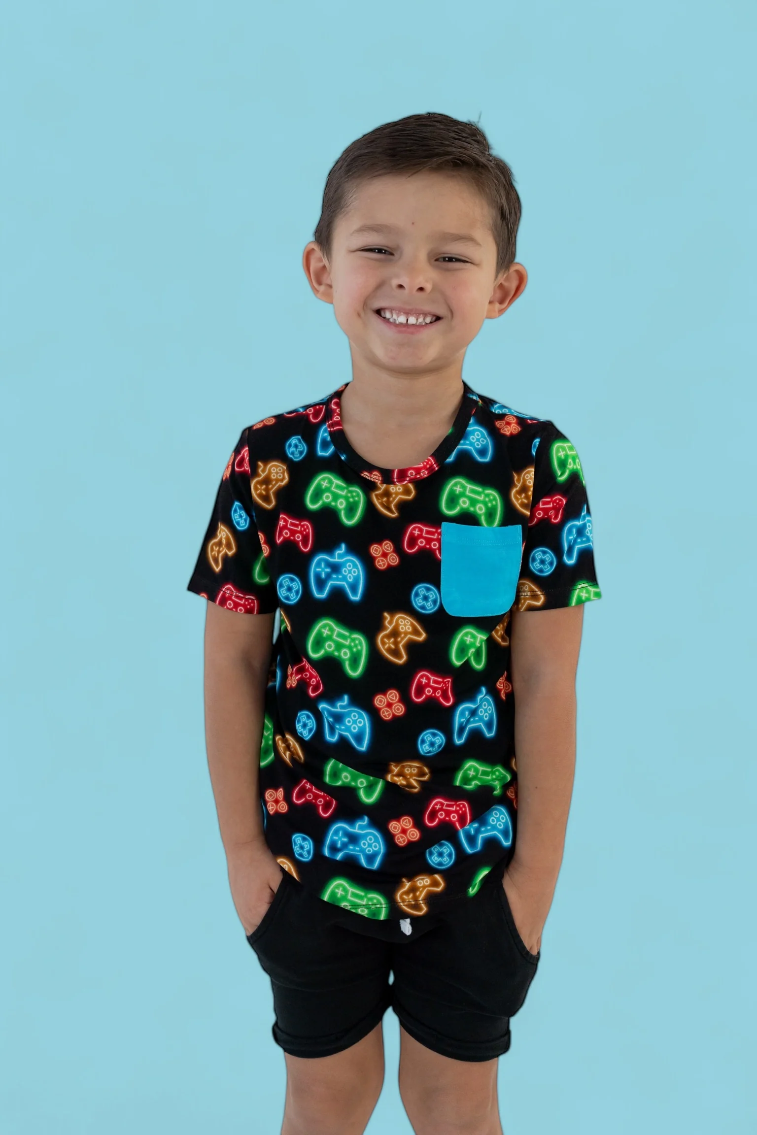 GAMER GLOW DREAM POCKET TEE - Image 5