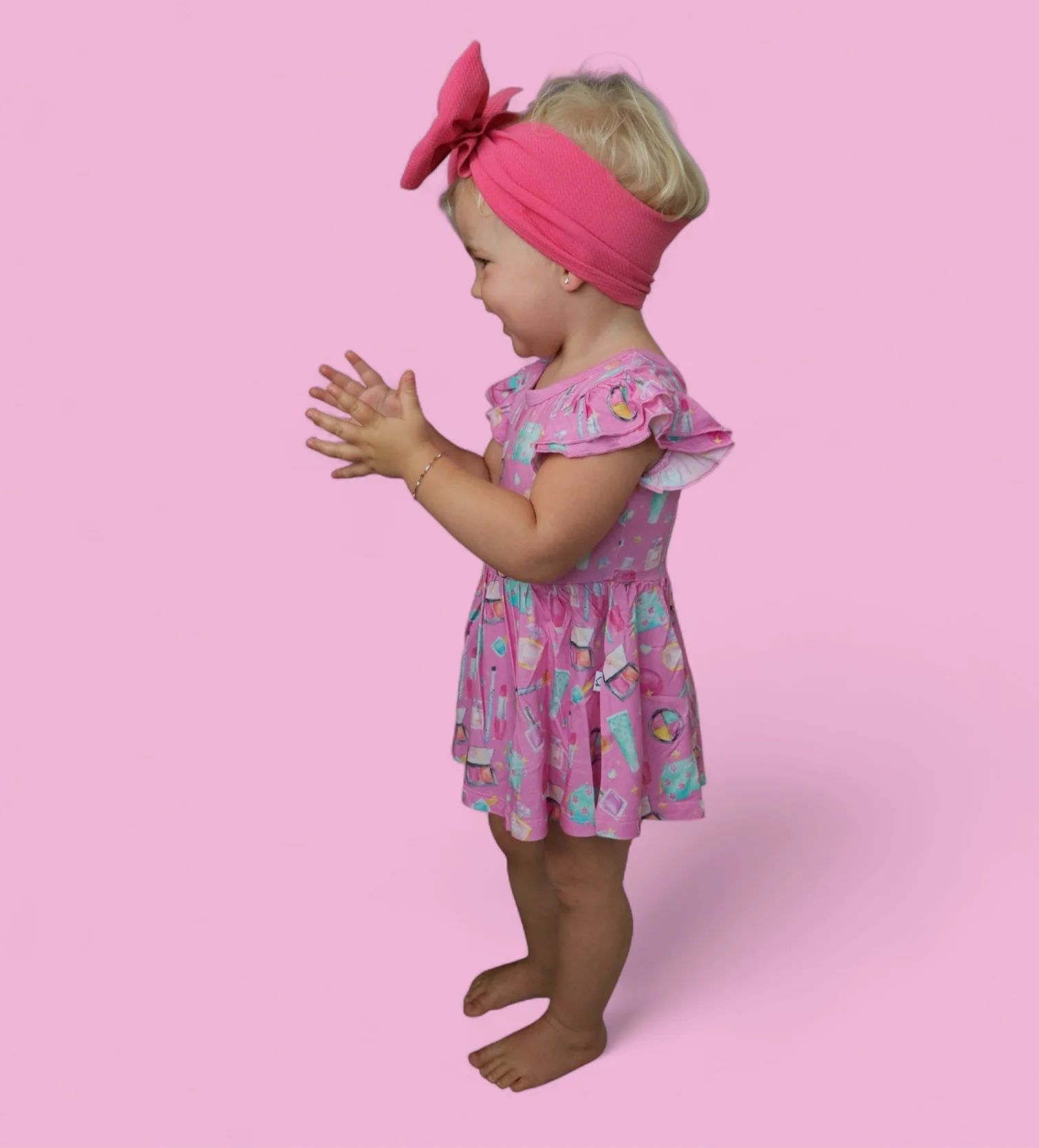 GLAMOUR MAGIC DREAM RUFFLED CAP SLEEVE BODYSUIT DRESS - Image 13