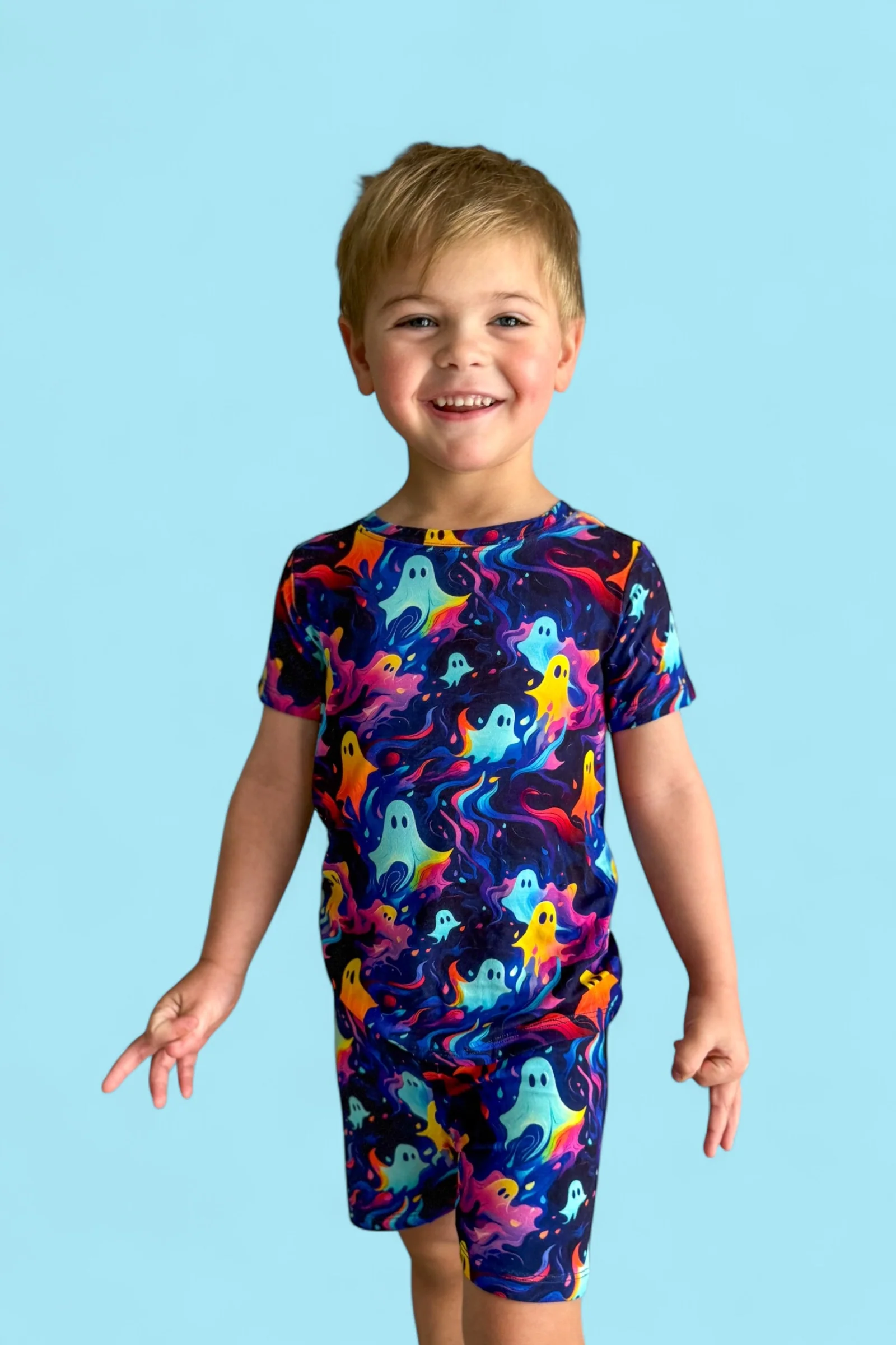 GLOWIN' GHOSTIES DREAM SHORT SET