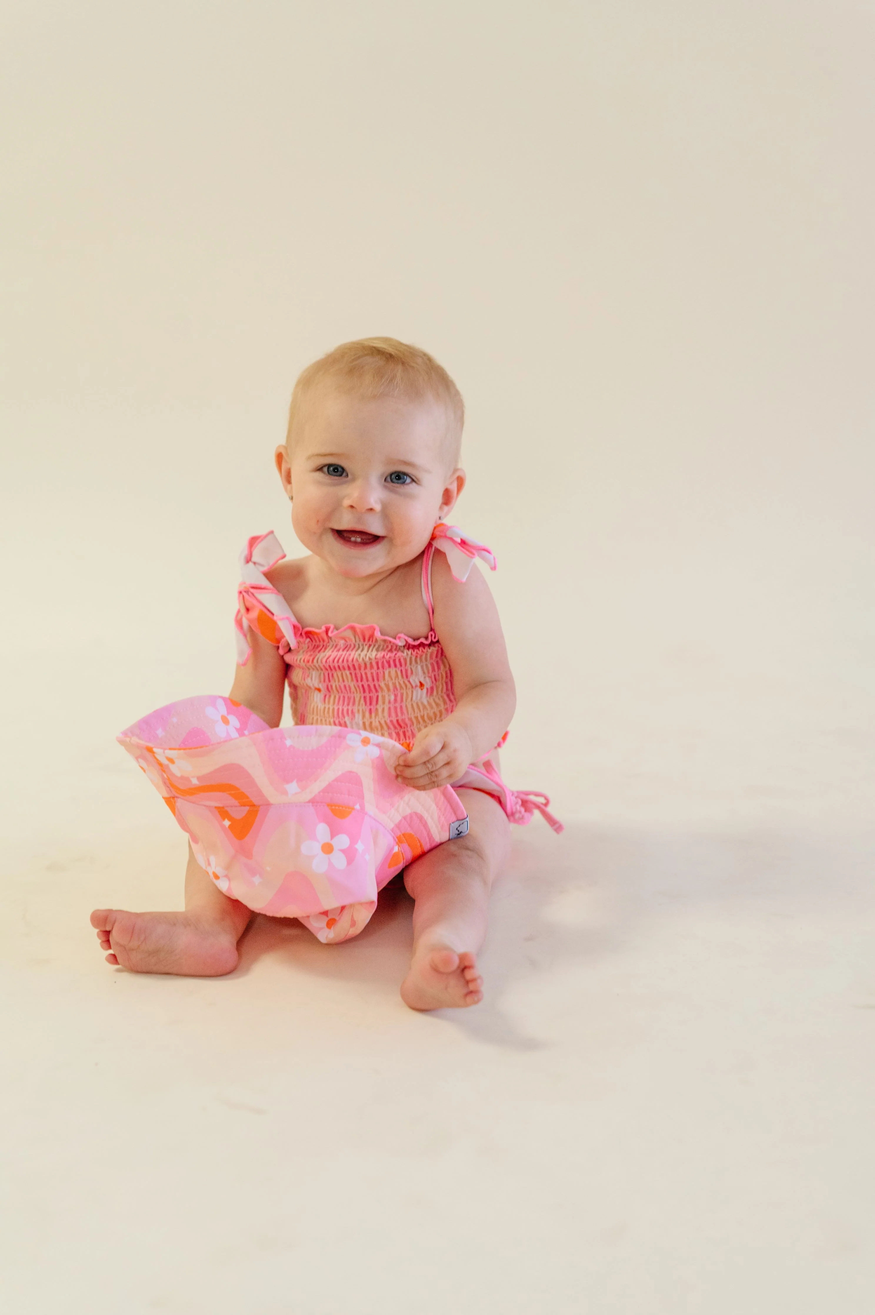 GROOVY FLORAL DREAM TANKINI TWO PIECE SWIM SUIT - Image 3