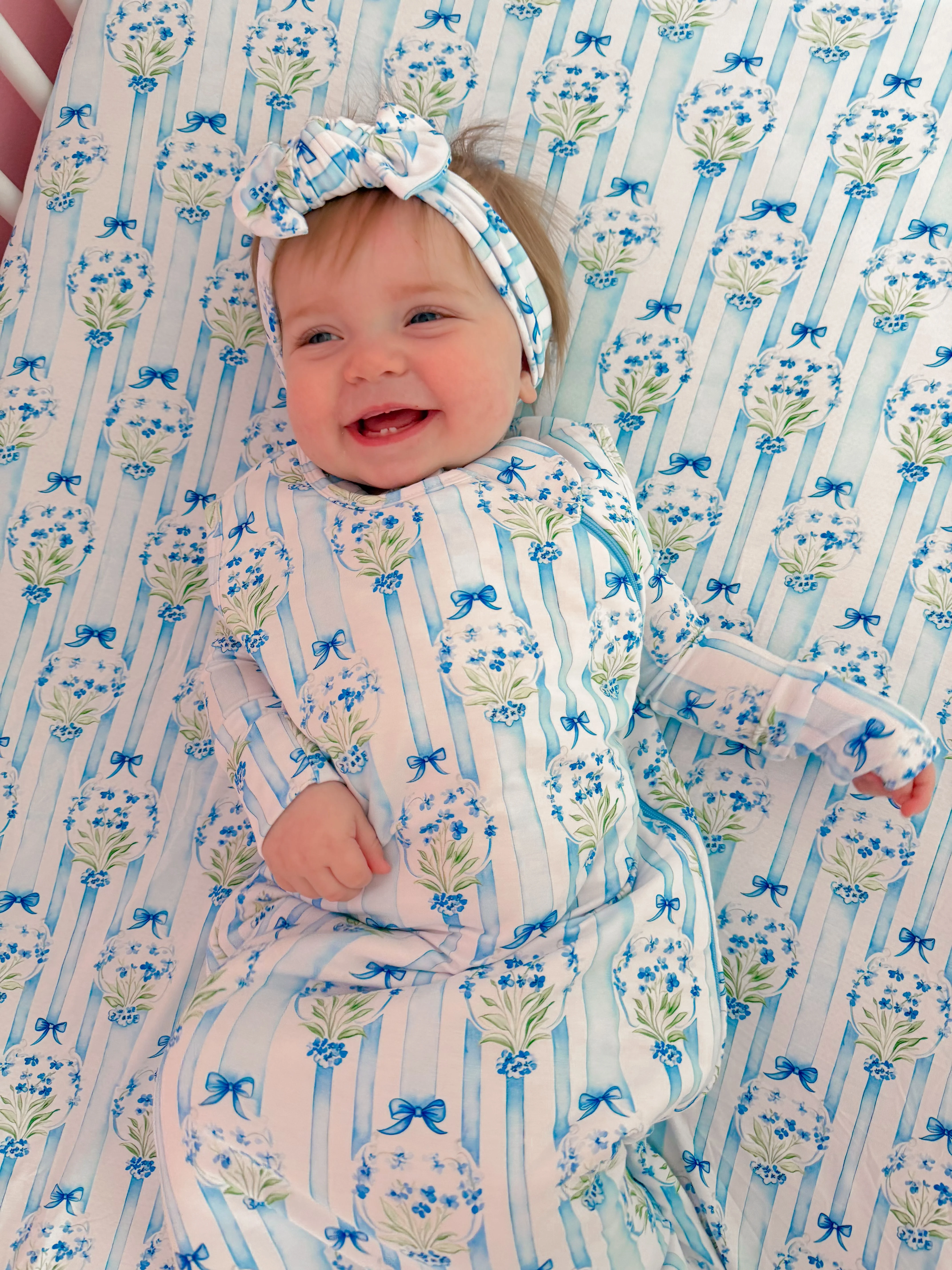 HEIRLOOM BLUE BLOOMS DREAM SLEEP SACK - Image 5