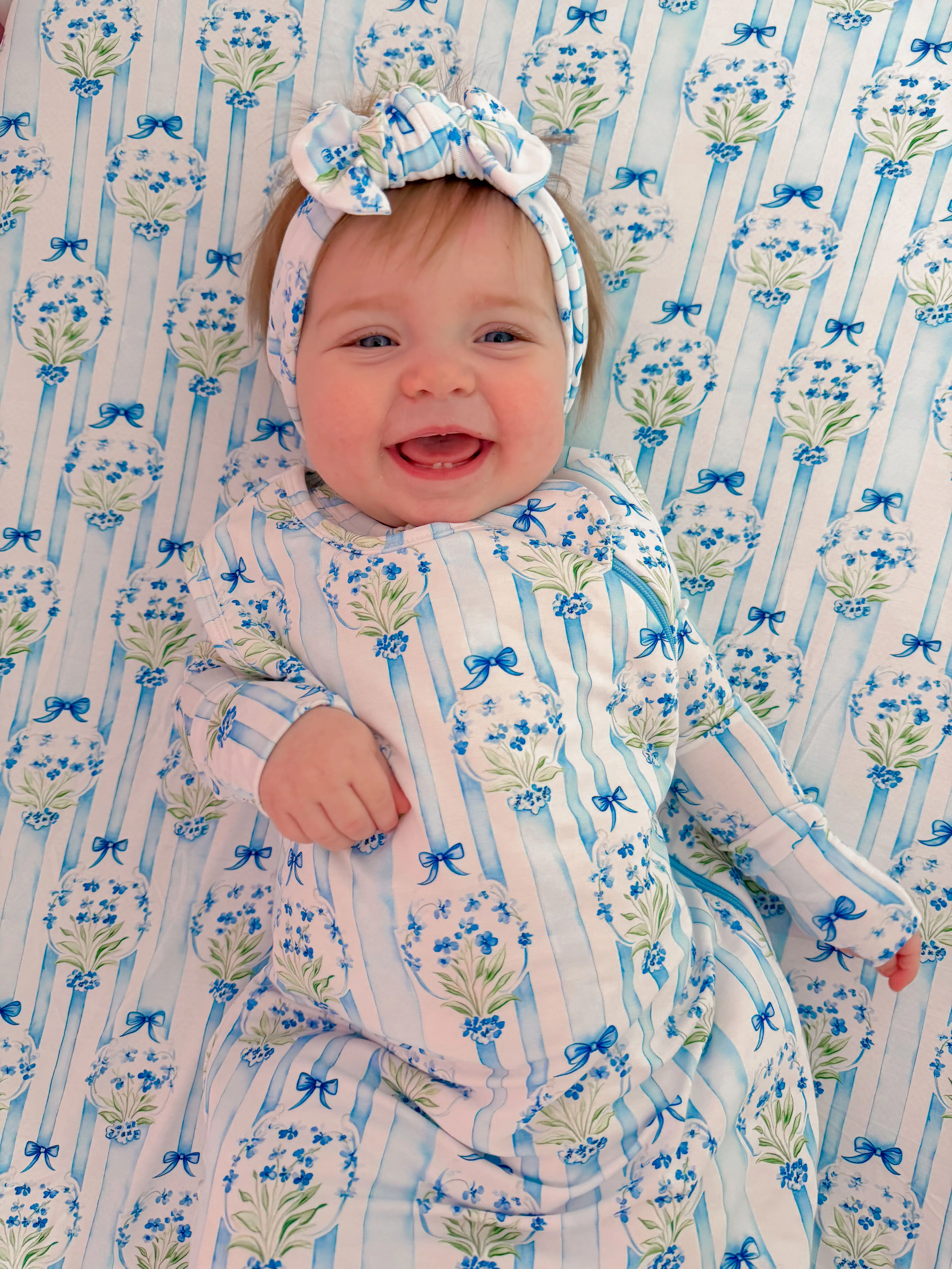 HEIRLOOM BLUE BLOOMS DREAM SLEEP SACK - Image 7