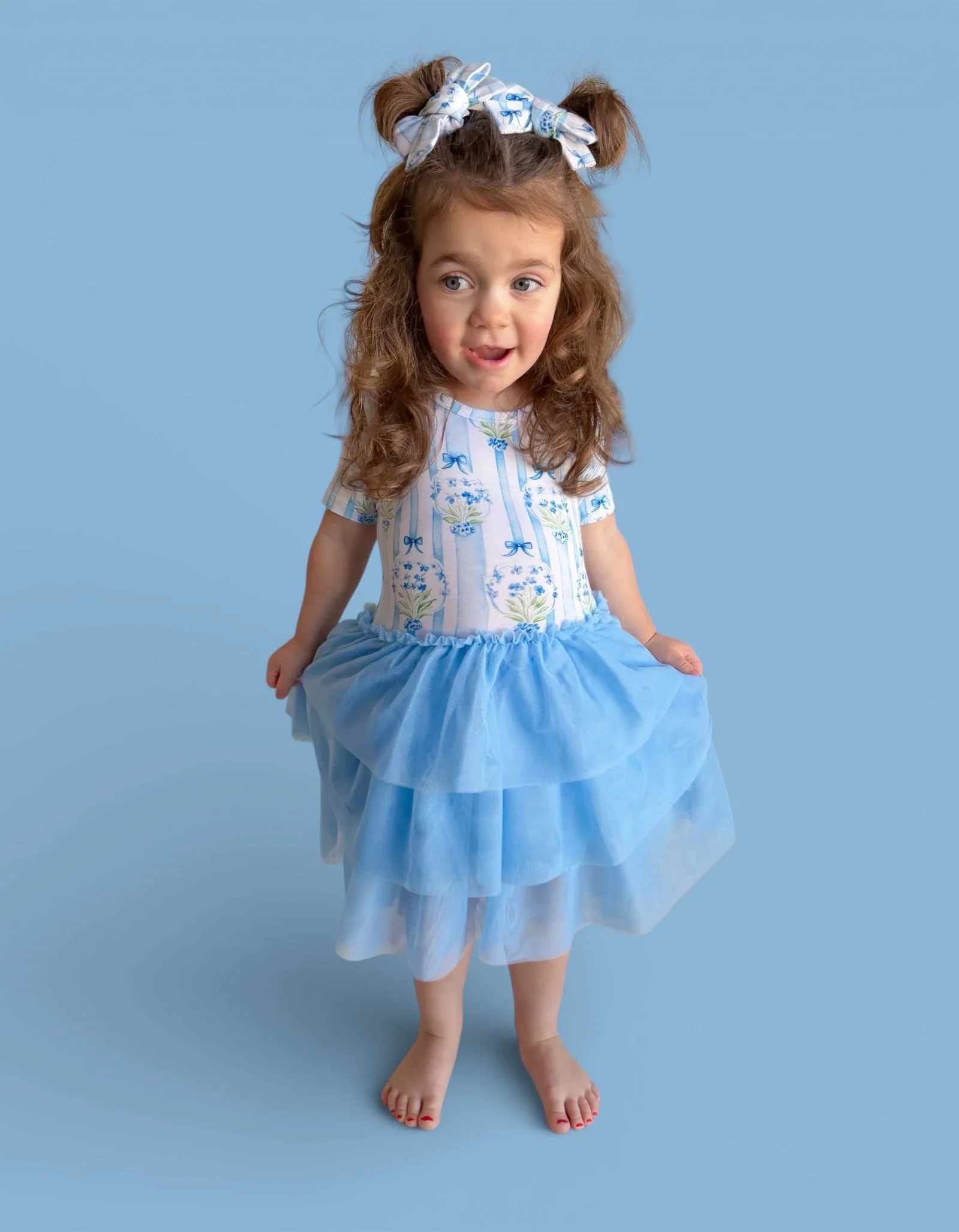 HEIRLOOM BLUE BLOOMS DREAM TUTU DRESS - Image 10