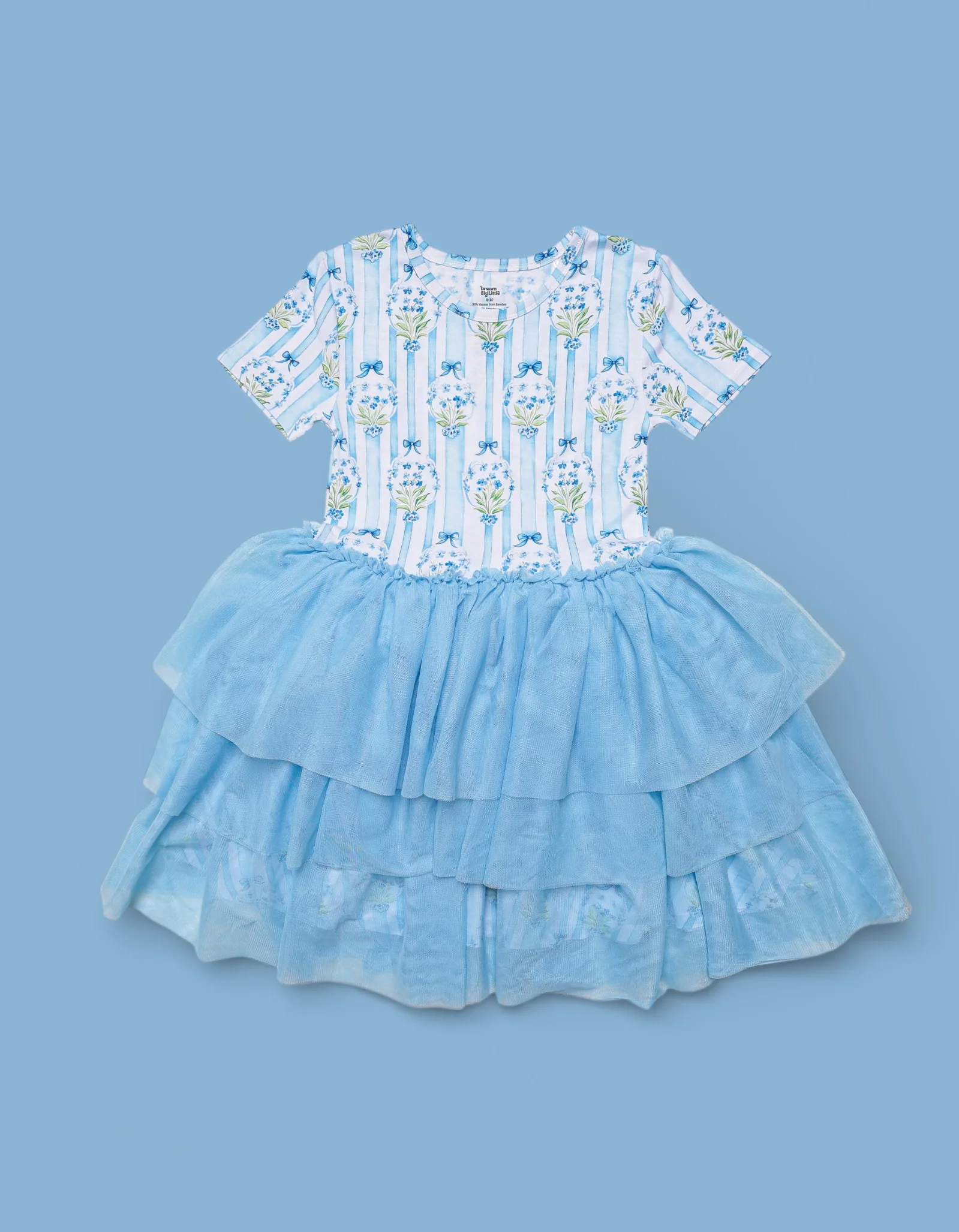 HEIRLOOM BLUE BLOOMS DREAM TUTU DRESS - Image 2