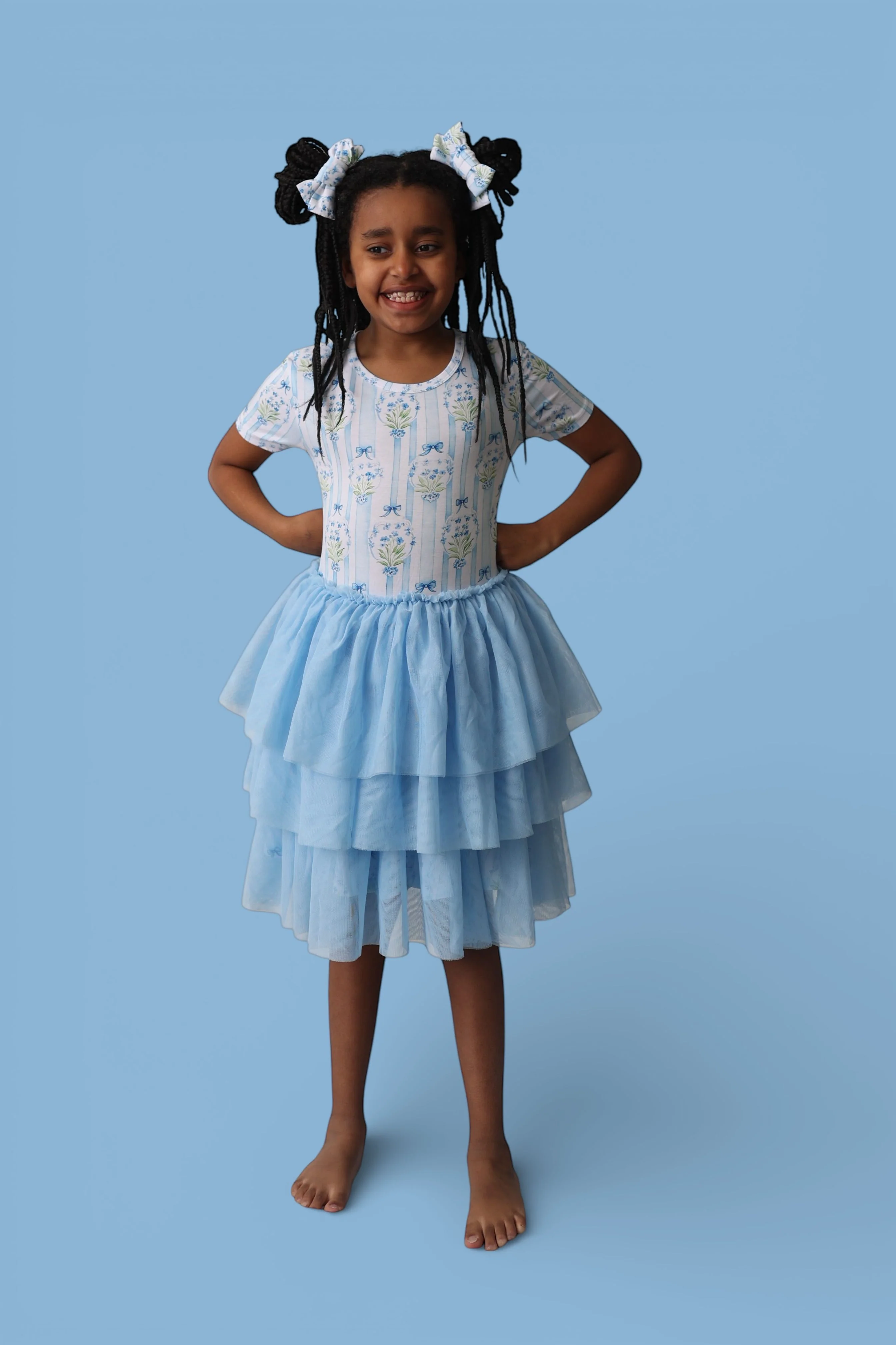 HEIRLOOM BLUE BLOOMS DREAM TUTU DRESS - Image 7