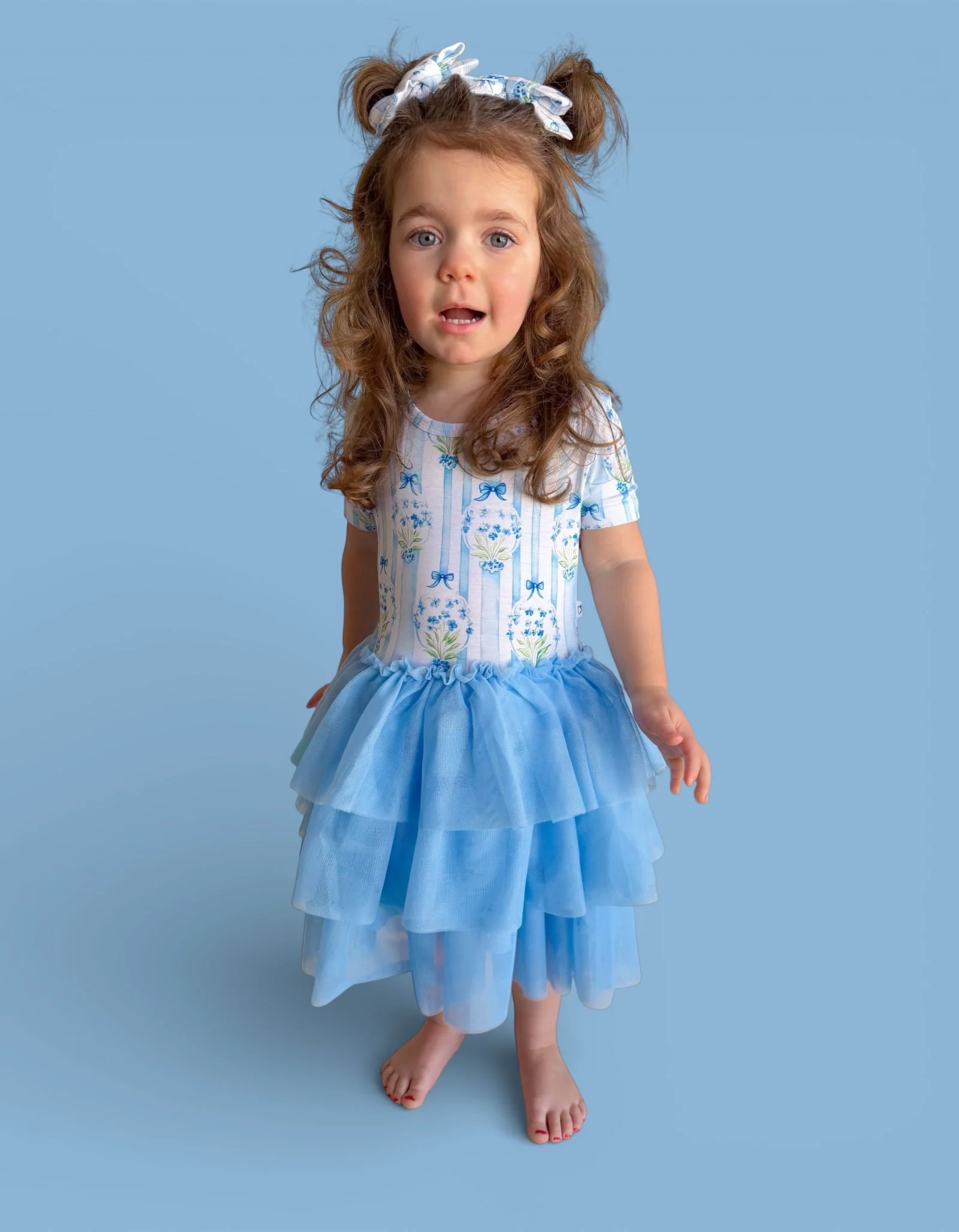 HEIRLOOM BLUE BLOOMS DREAM TUTU DRESS - Image 8