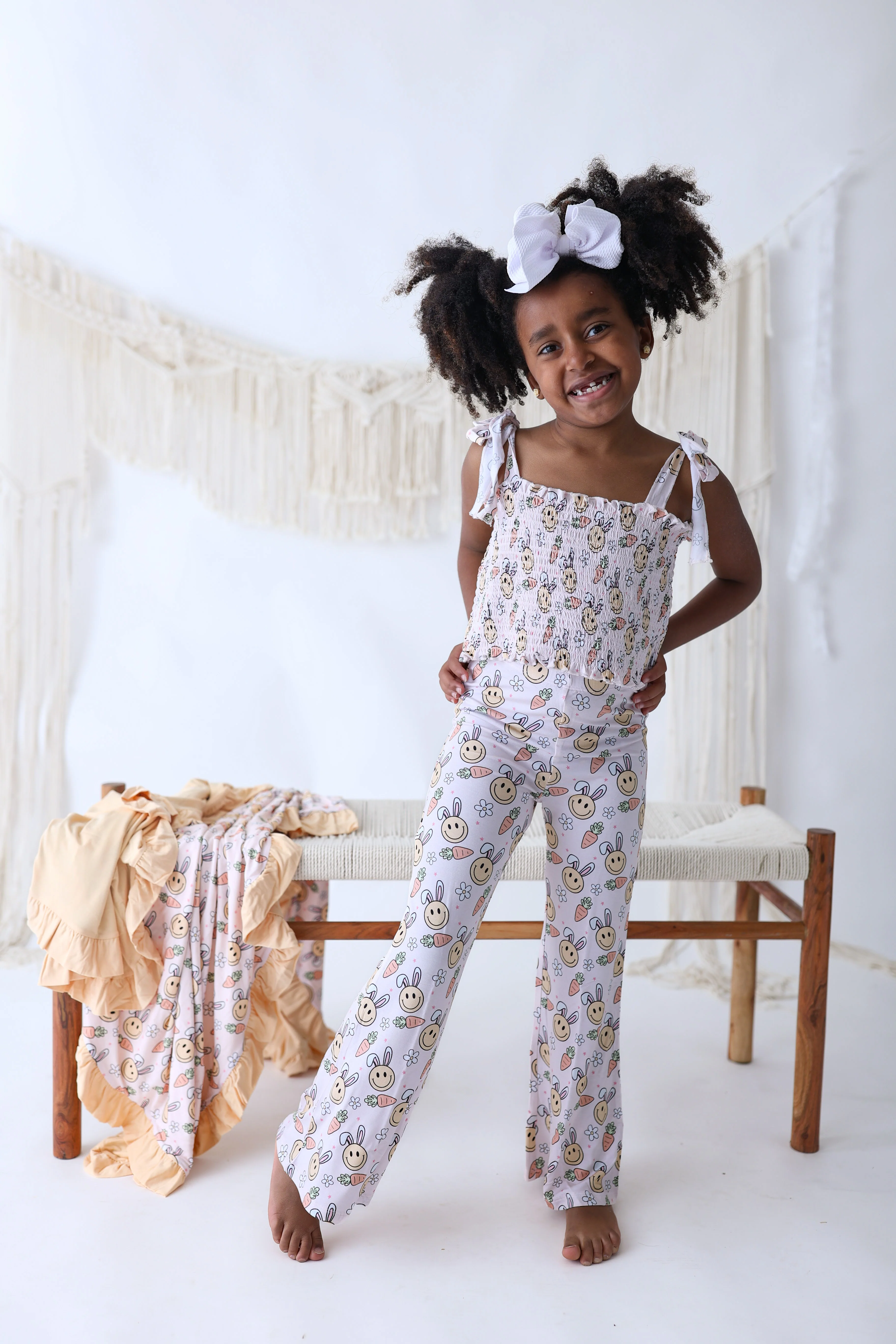 HOP TO IT DREAM SMOCKED FLARE SET - Image 4