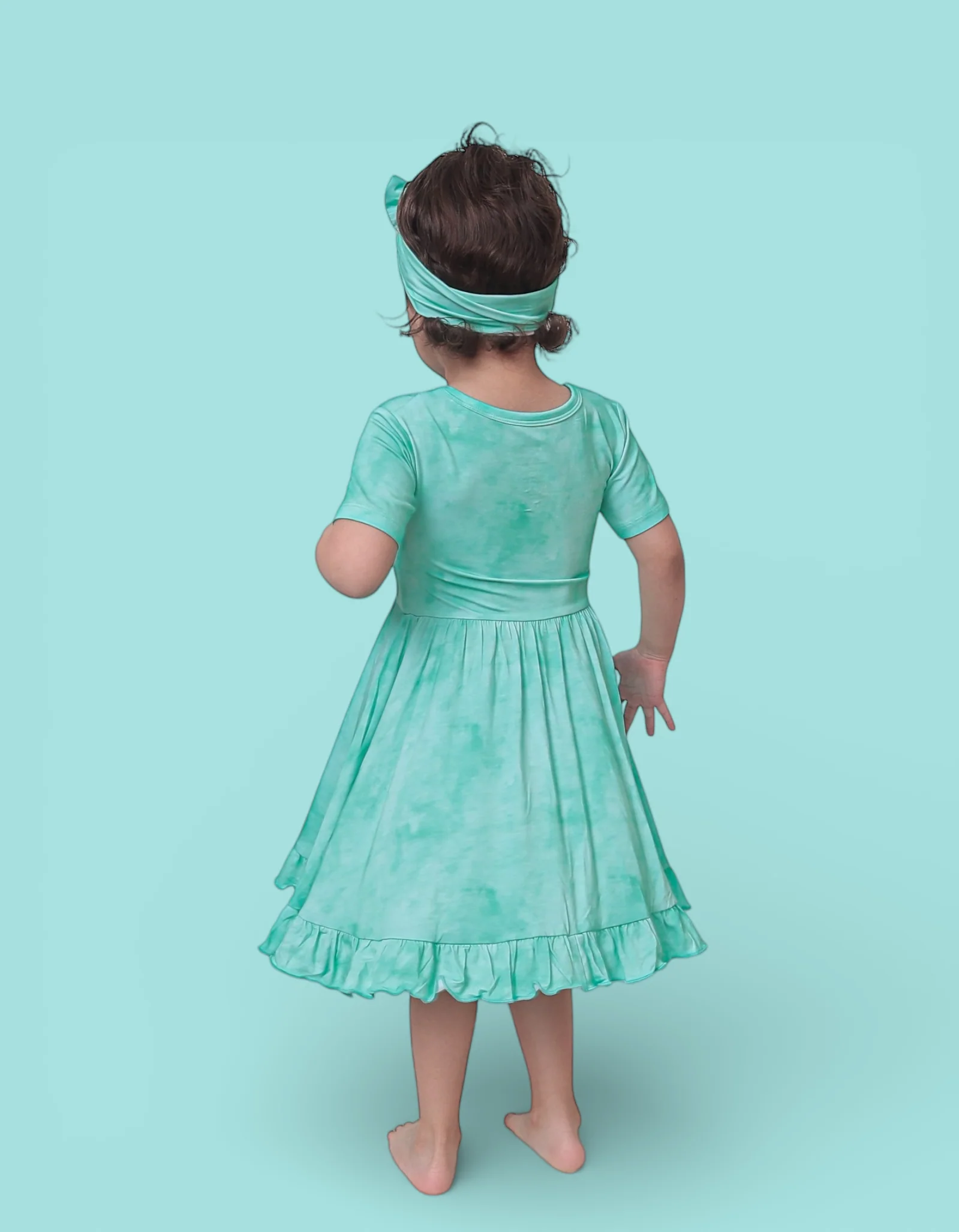 JADE MIST DREAM RUFFLE DRESS - Image 10
