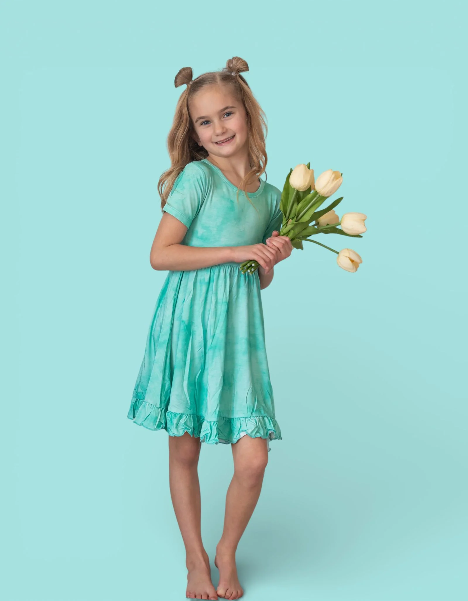 JADE MIST DREAM RUFFLE DRESS - Image 11