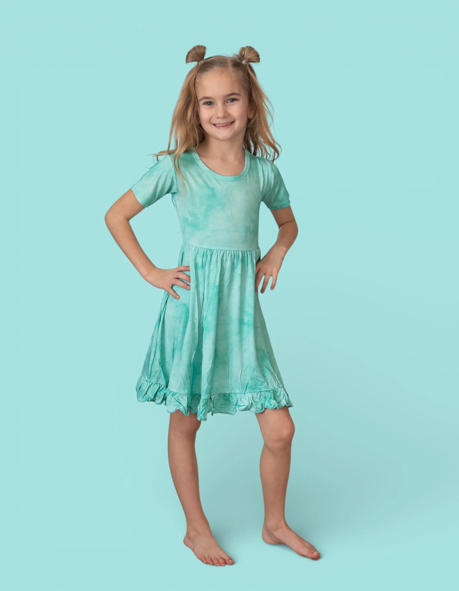 JADE MIST DREAM RUFFLE DRESS - Image 12