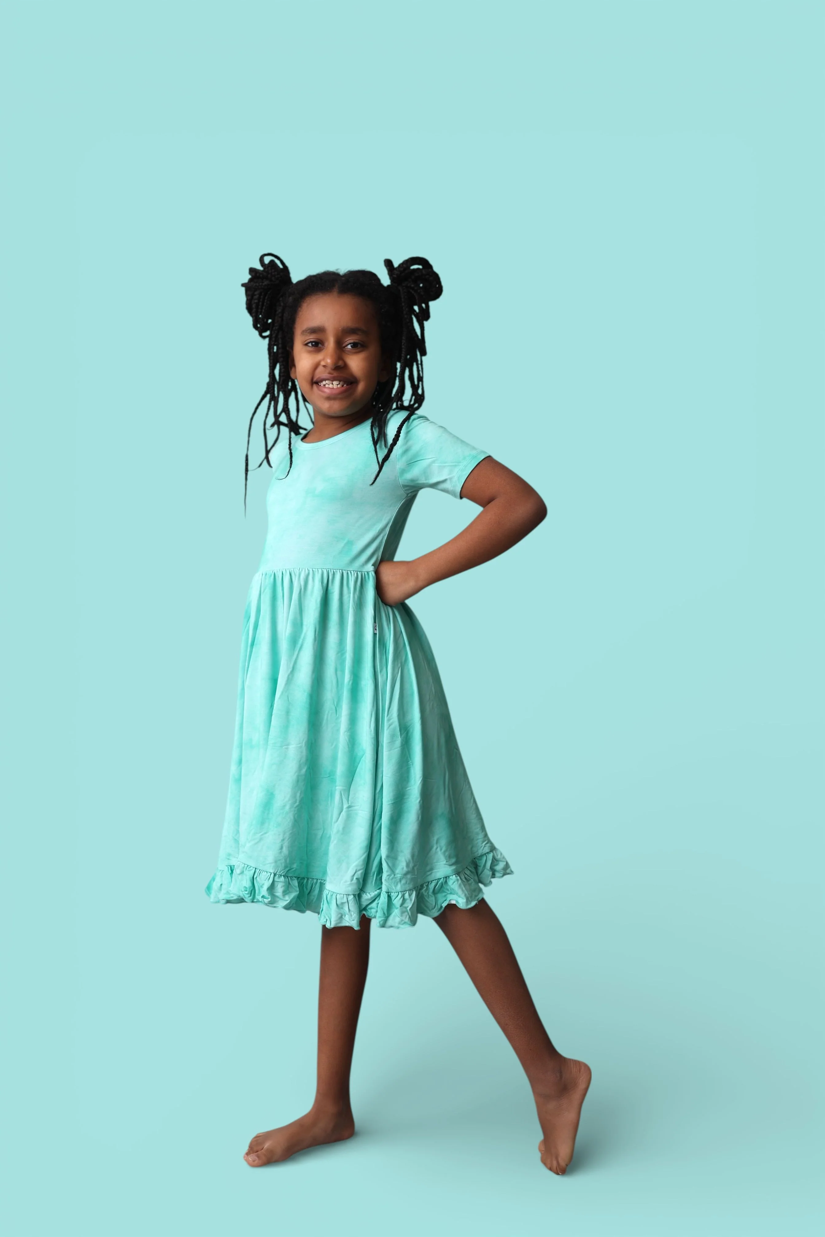 JADE MIST DREAM RUFFLE DRESS - Image 13