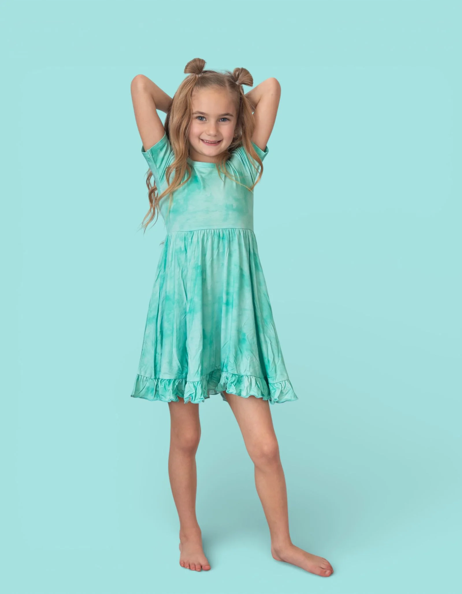 JADE MIST DREAM RUFFLE DRESS - Image 14
