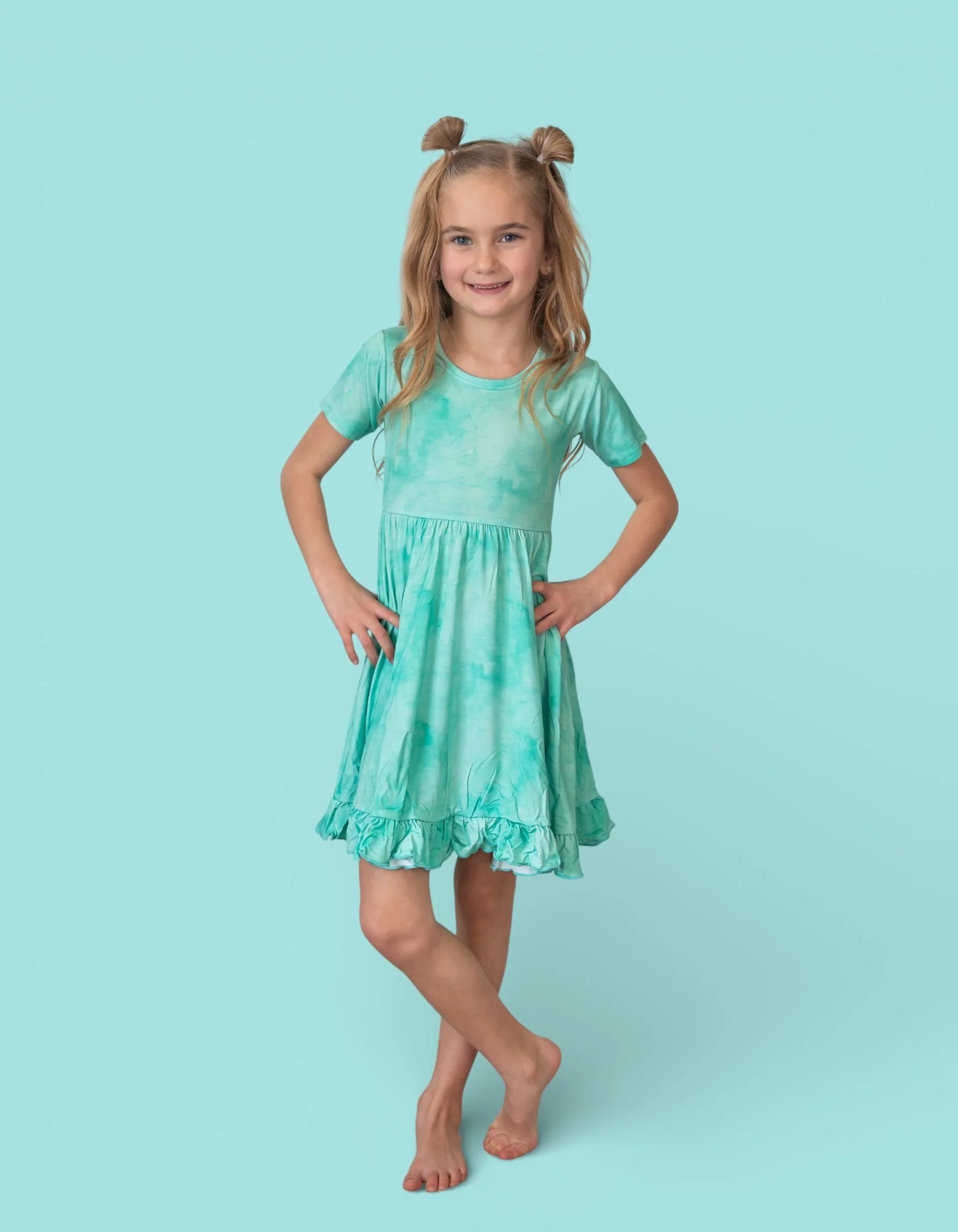 JADE MIST DREAM RUFFLE DRESS - Image 17