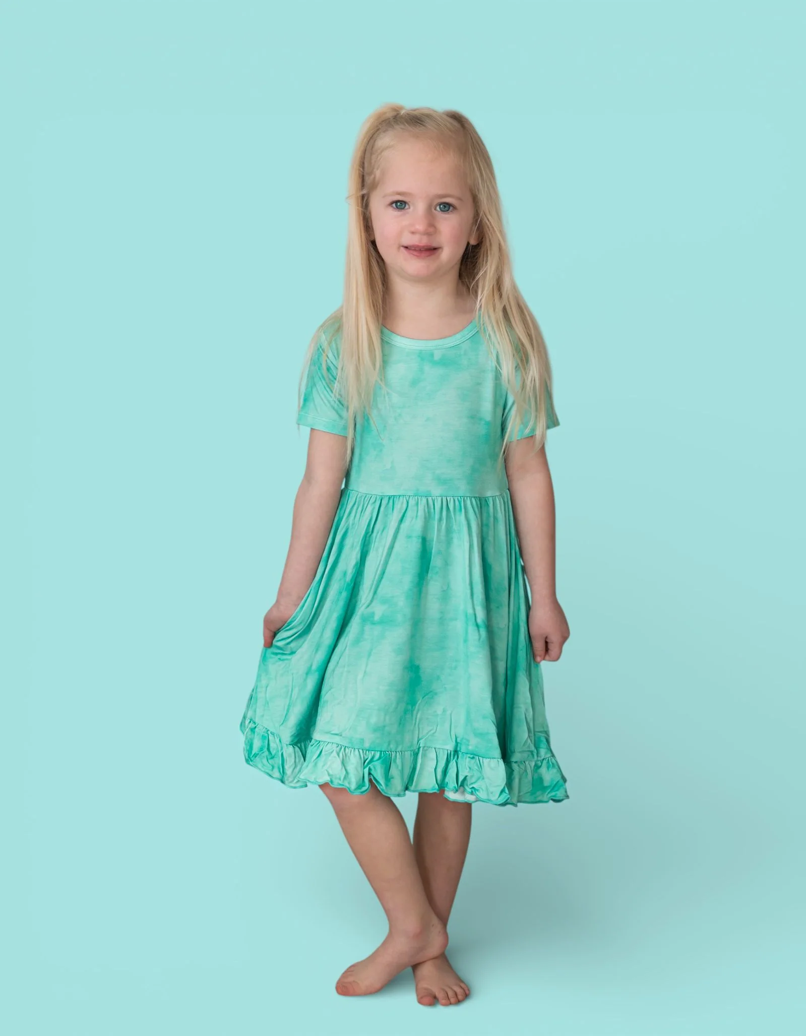 JADE MIST DREAM RUFFLE DRESS - Image 18