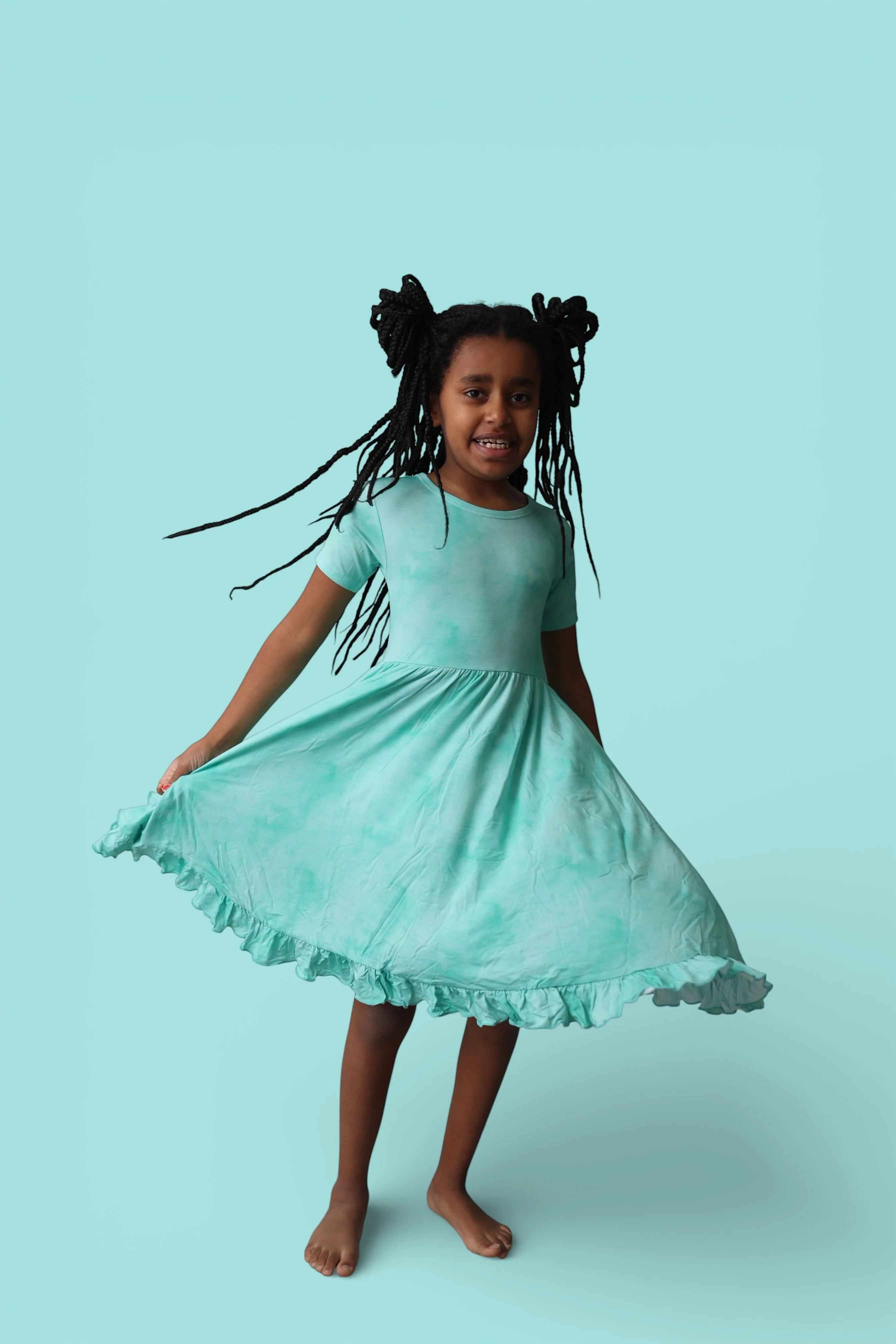 JADE MIST DREAM RUFFLE DRESS - Image 7
