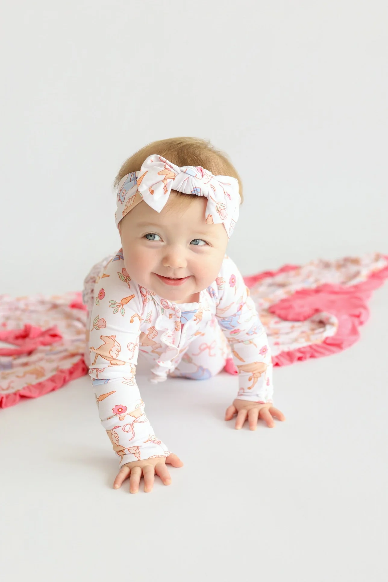 KINSLEY'S BLOOM & BOOTS DREAM RUFFLE ROMPER - Image 14