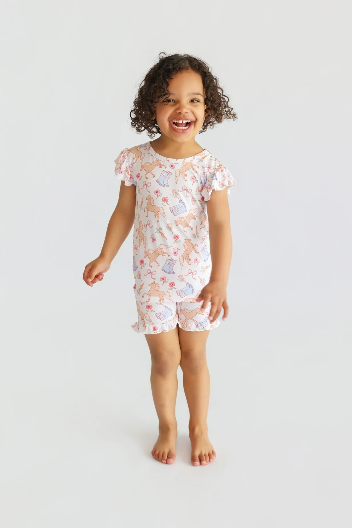 KINSLEY'S BLOOM & BOOTS DREAM RUFFLE SHORT SET - Image 14