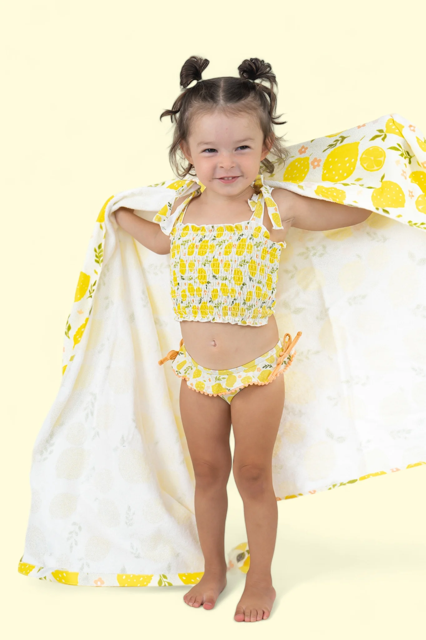 LEMON BLOSSOMS DREAM SMOCKED TANKINI TWO PIECE SWIM SUIT - Image 14