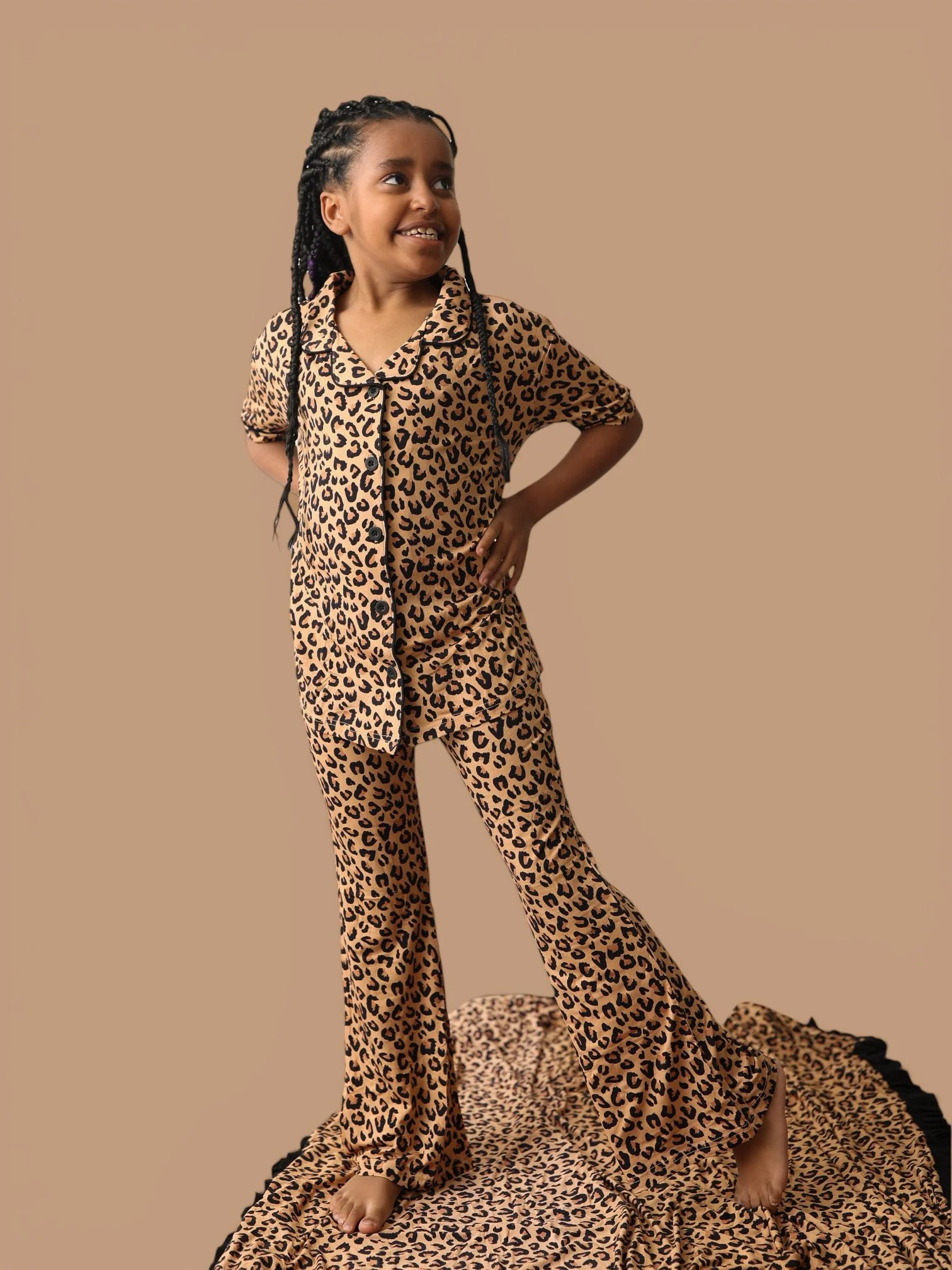 LEOPARD DREAM GIRL'S FLARE SET - Image 12