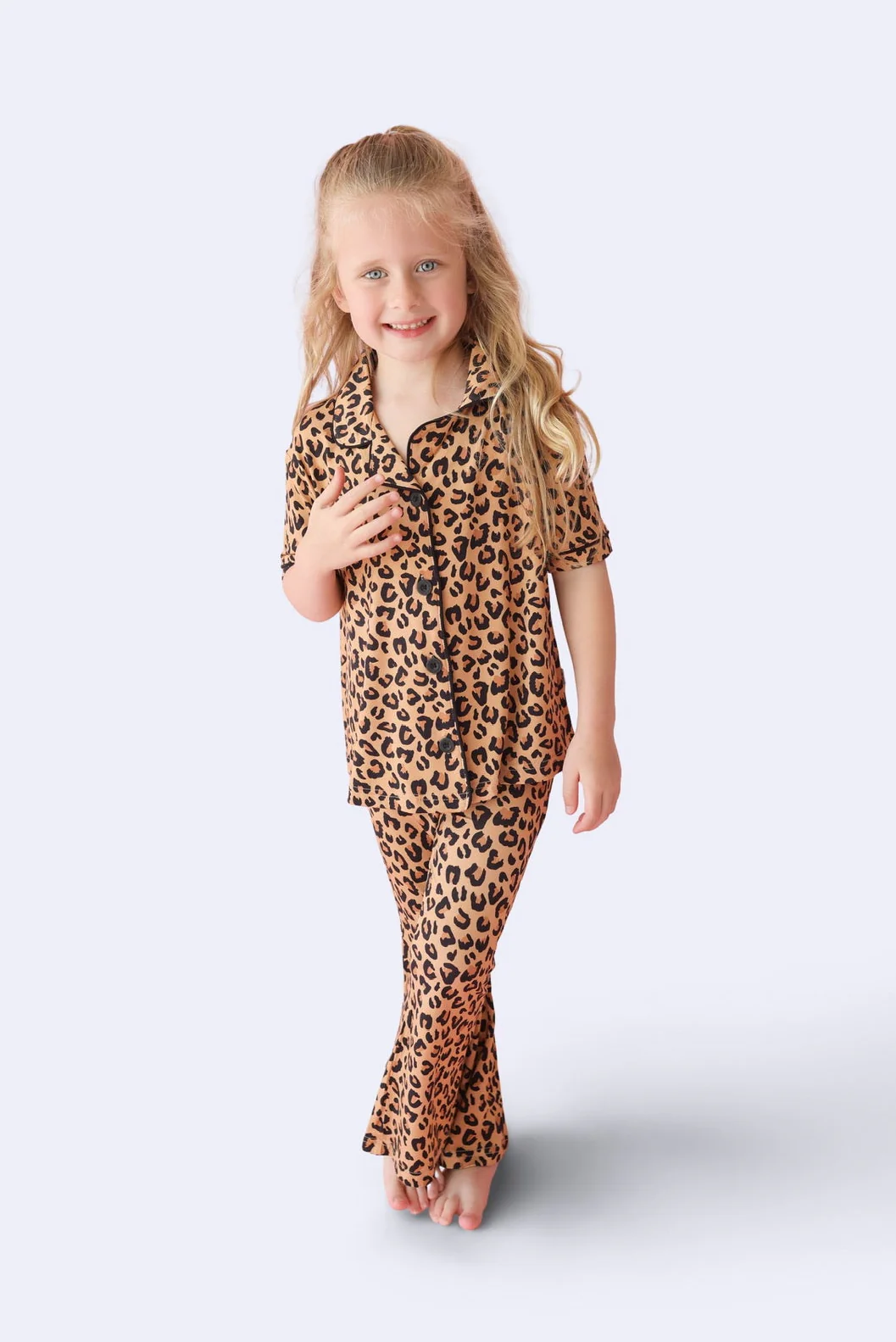 LEOPARD DREAM GIRL'S FLARE SET - Image 4