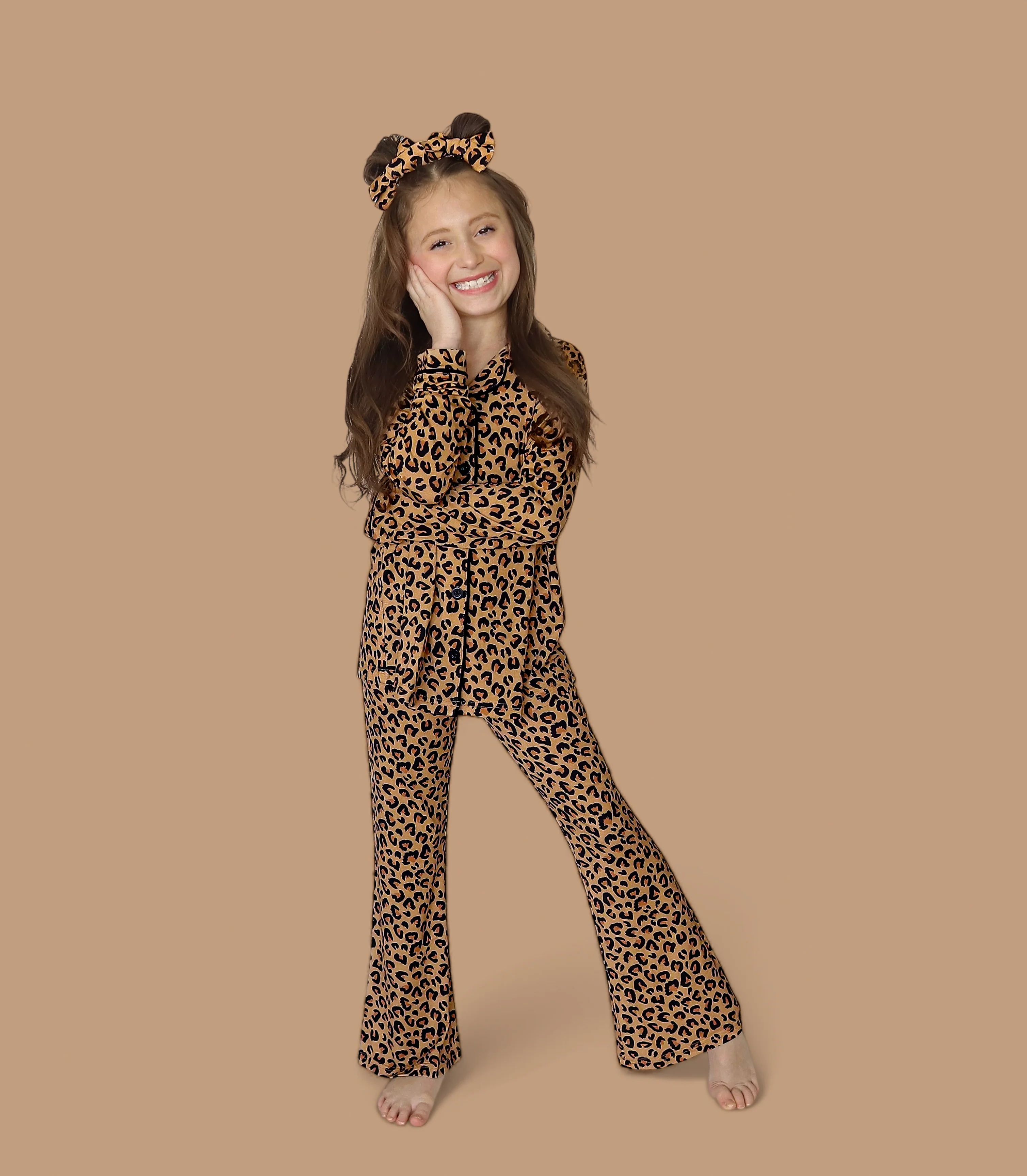 LEOPARD DREAM GIRL'S FLARE SET - Image 9