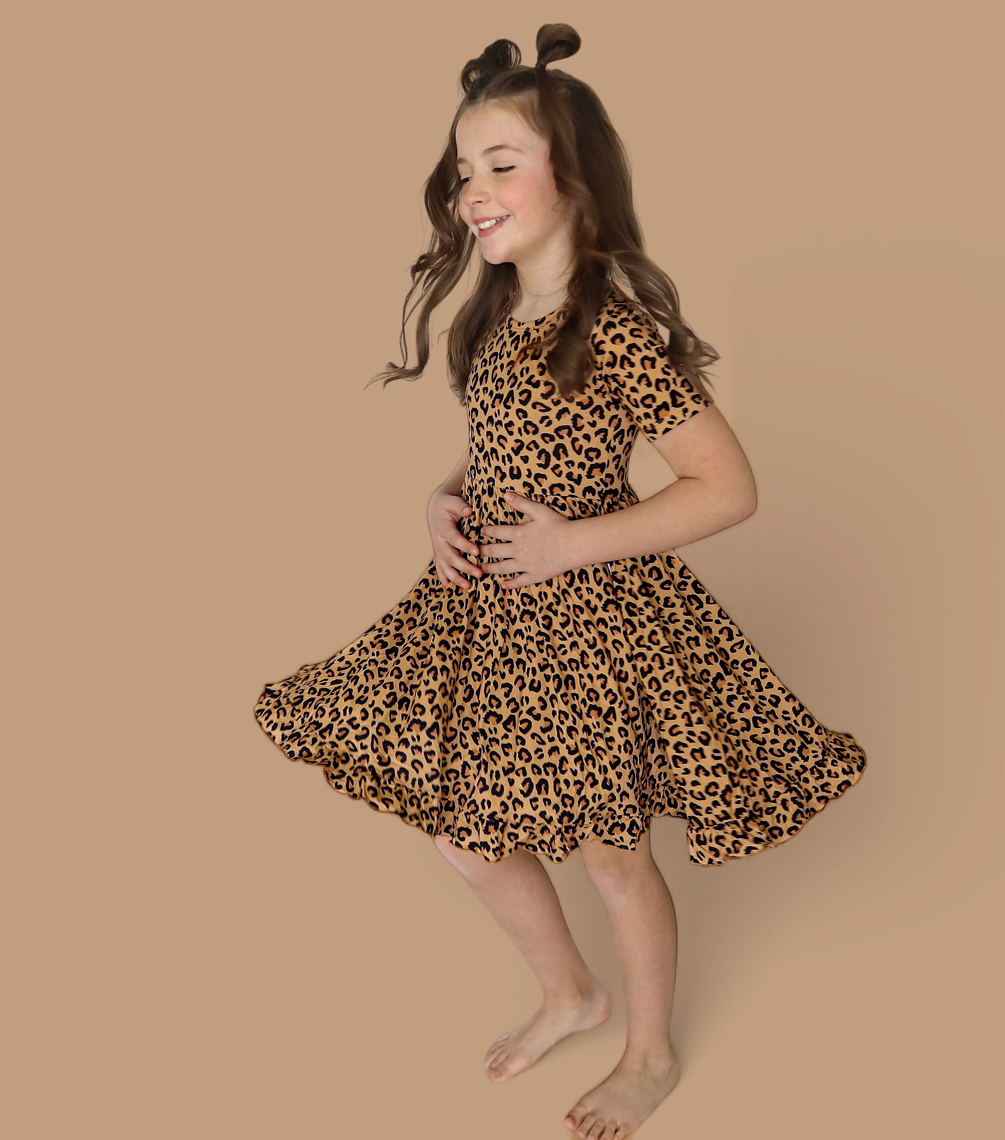 LEOPARD DREAM RUFFLE DRESS - Image 12