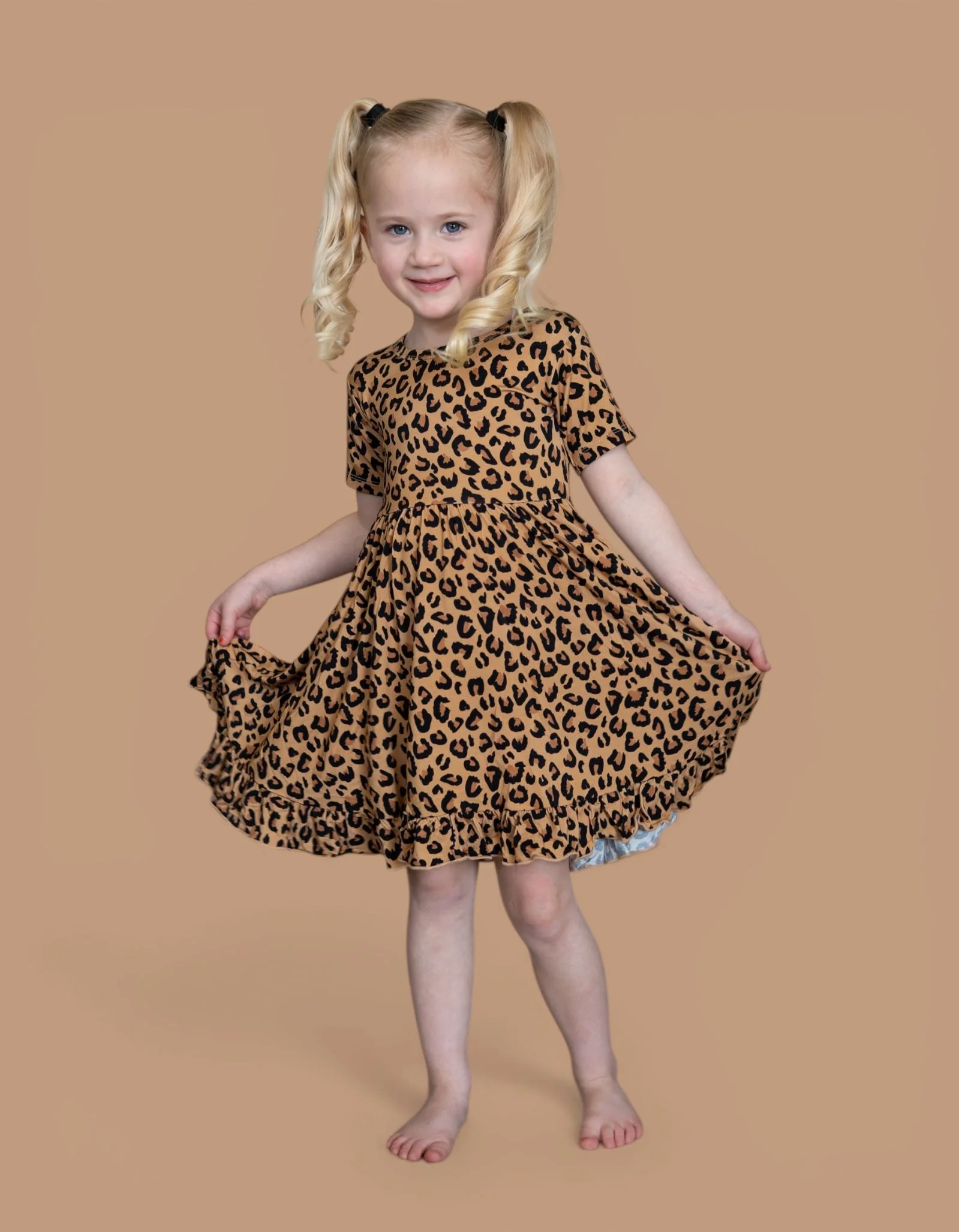 LEOPARD DREAM RUFFLE DRESS - Image 13