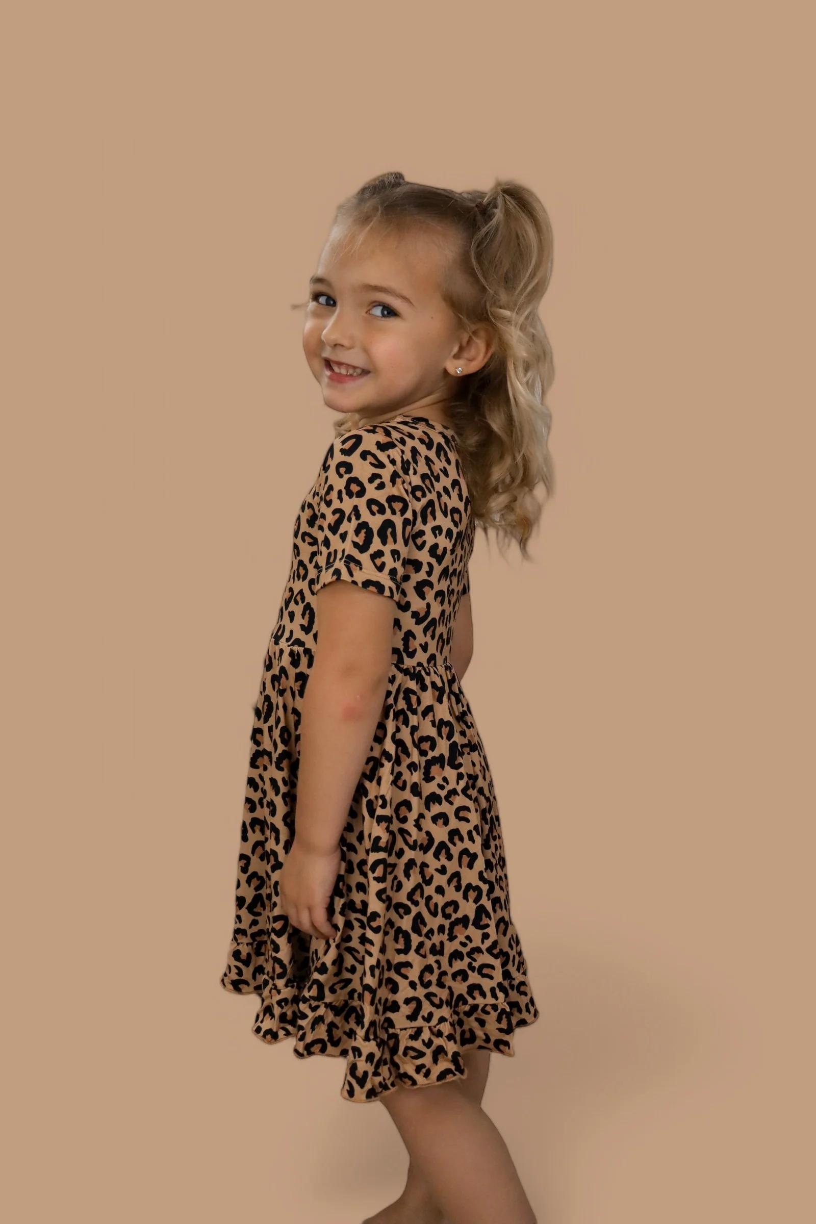 LEOPARD DREAM RUFFLE DRESS - Image 15