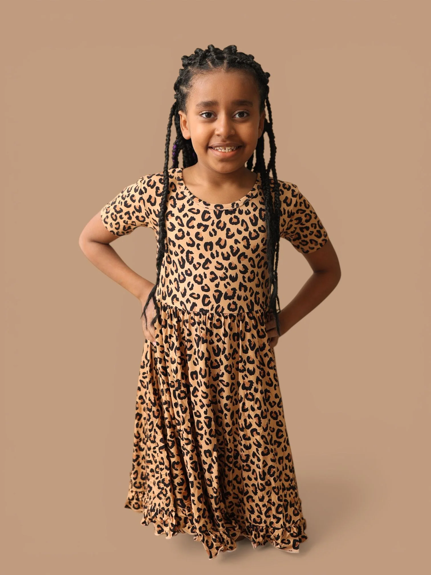 LEOPARD DREAM RUFFLE DRESS - Image 16