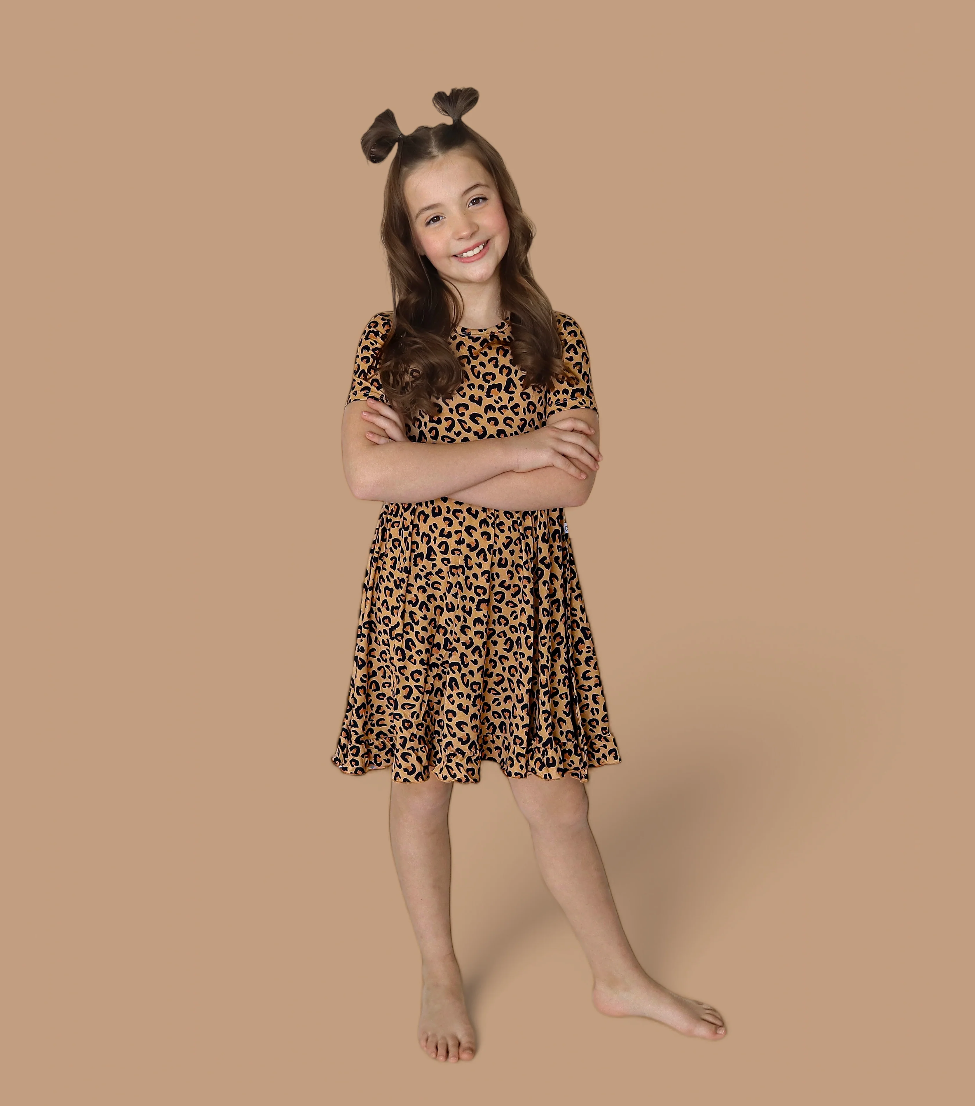LEOPARD DREAM RUFFLE DRESS - Image 17