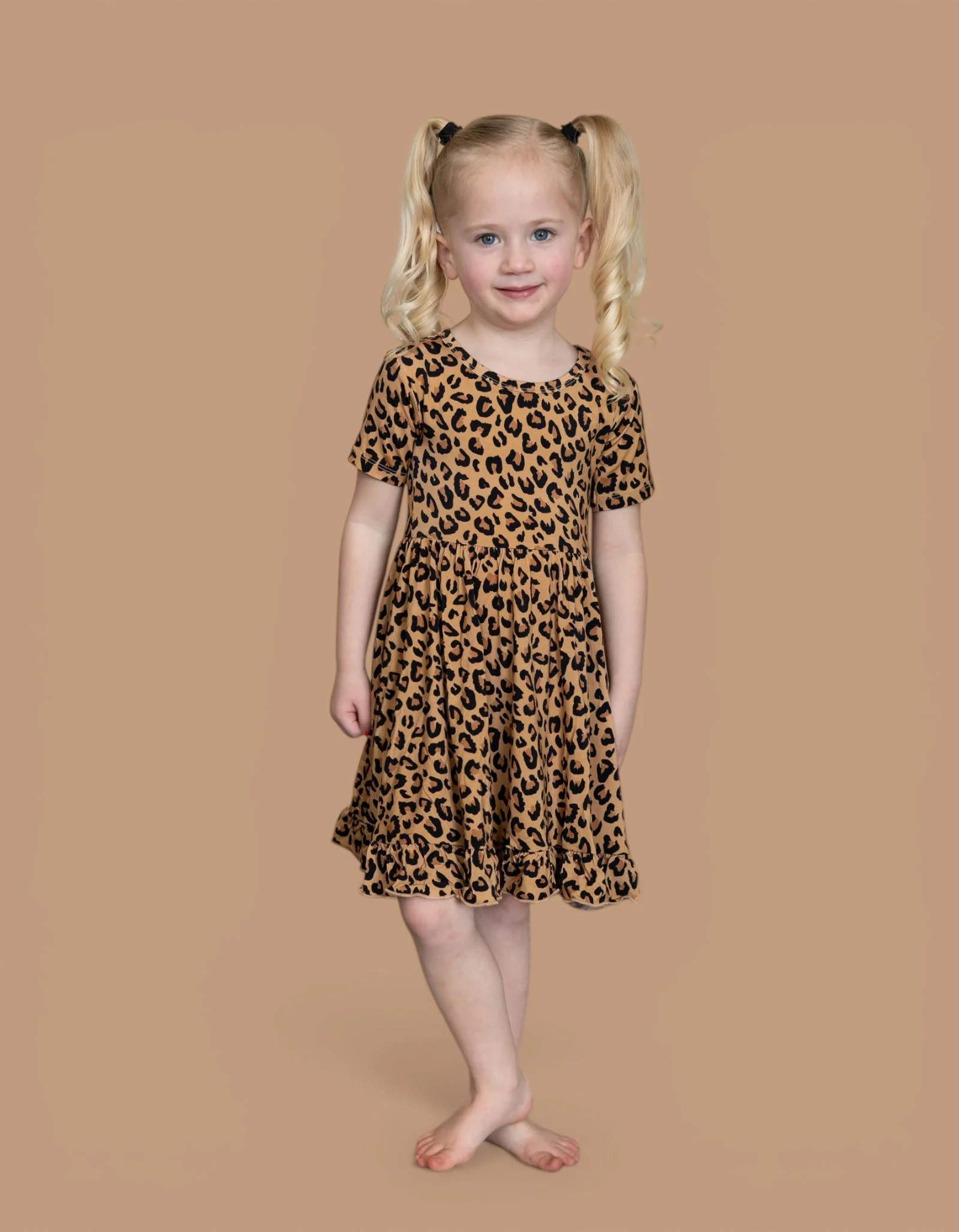 LEOPARD DREAM RUFFLE DRESS - Image 18