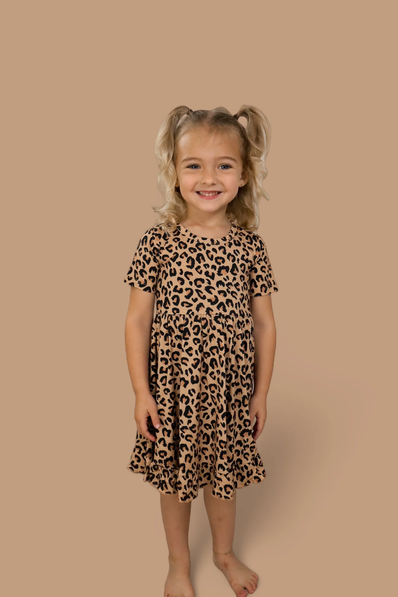LEOPARD DREAM RUFFLE DRESS - Image 19