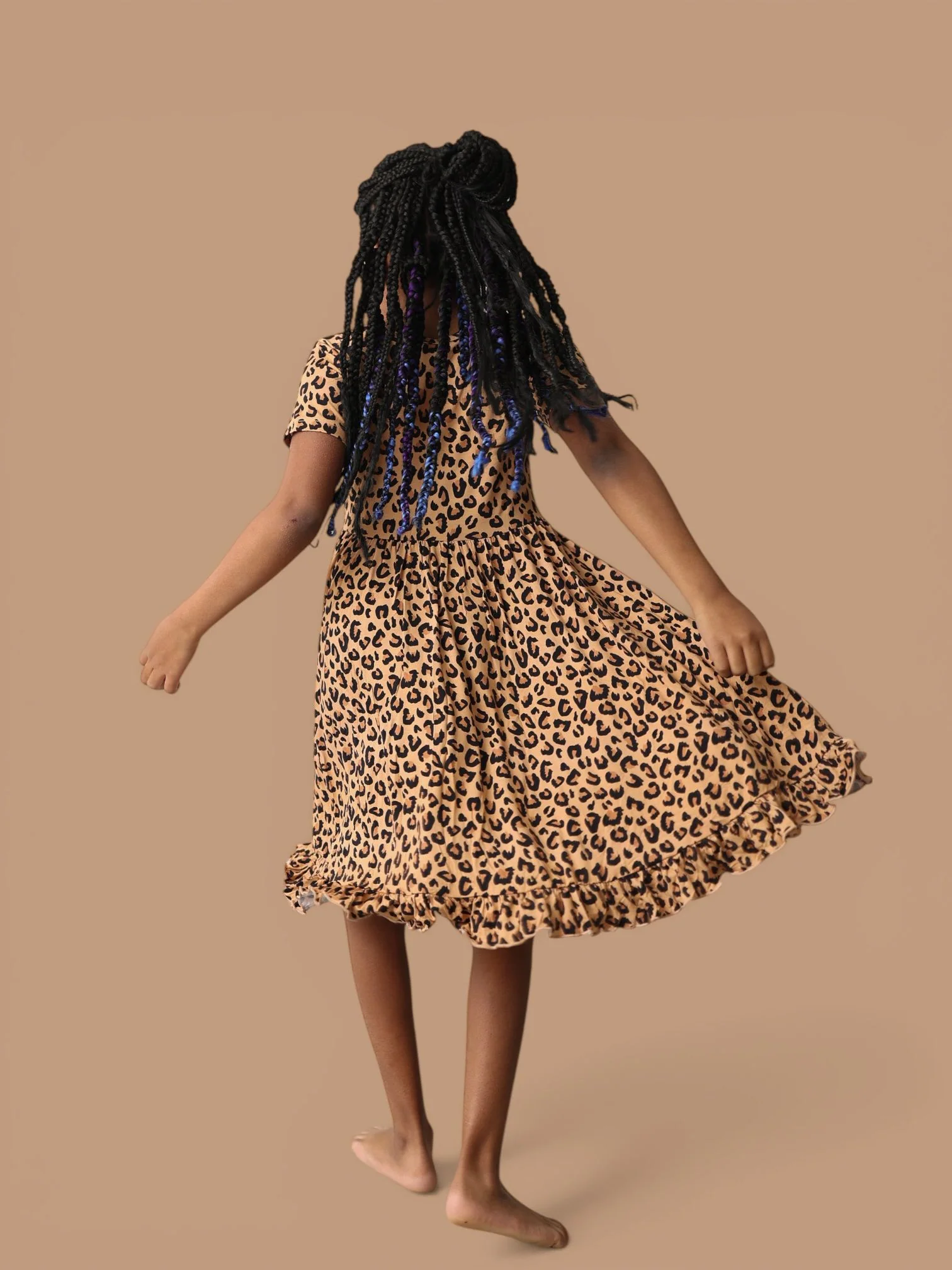 LEOPARD DREAM RUFFLE DRESS - Image 20