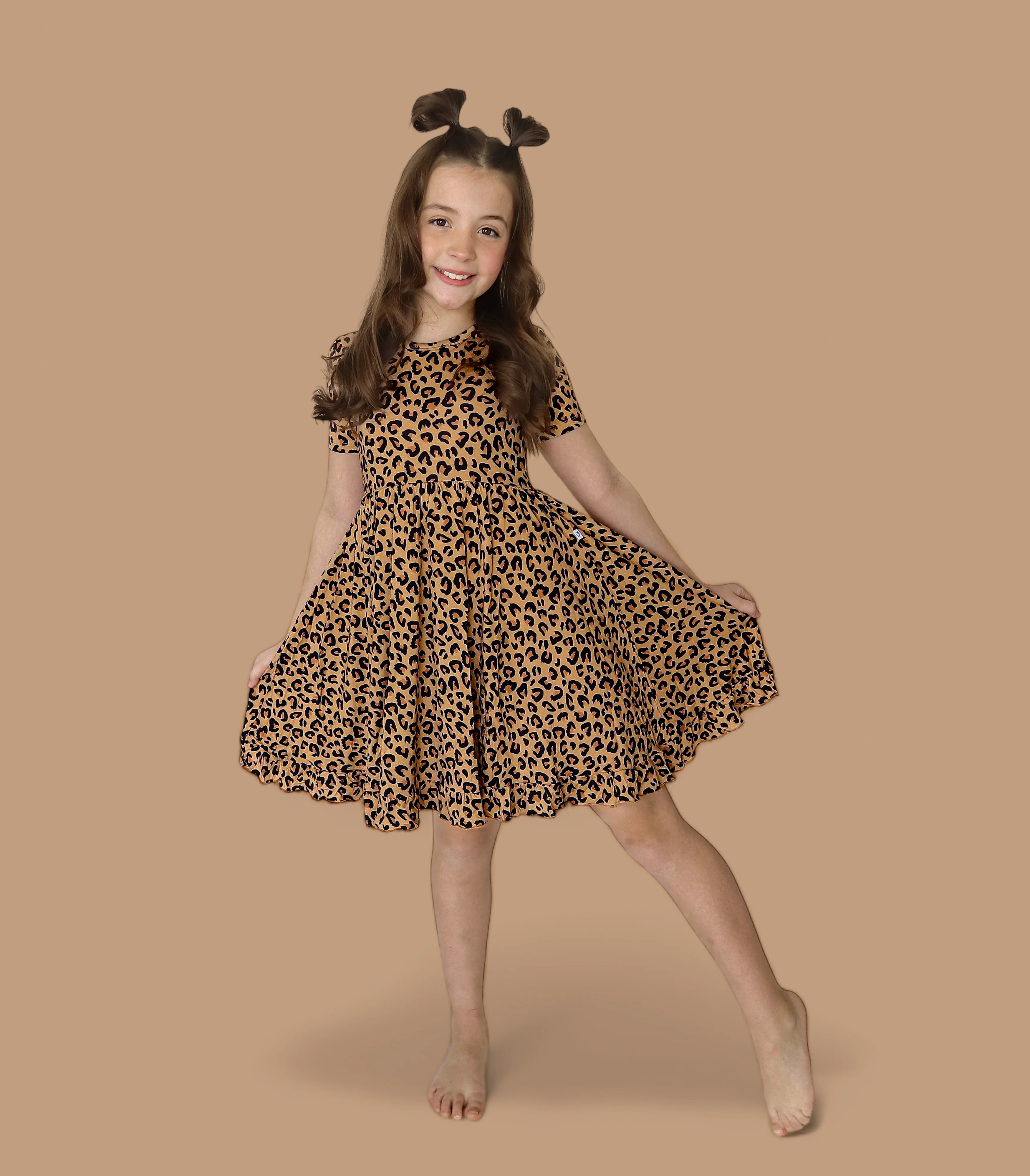 LEOPARD DREAM RUFFLE DRESS - Image 21